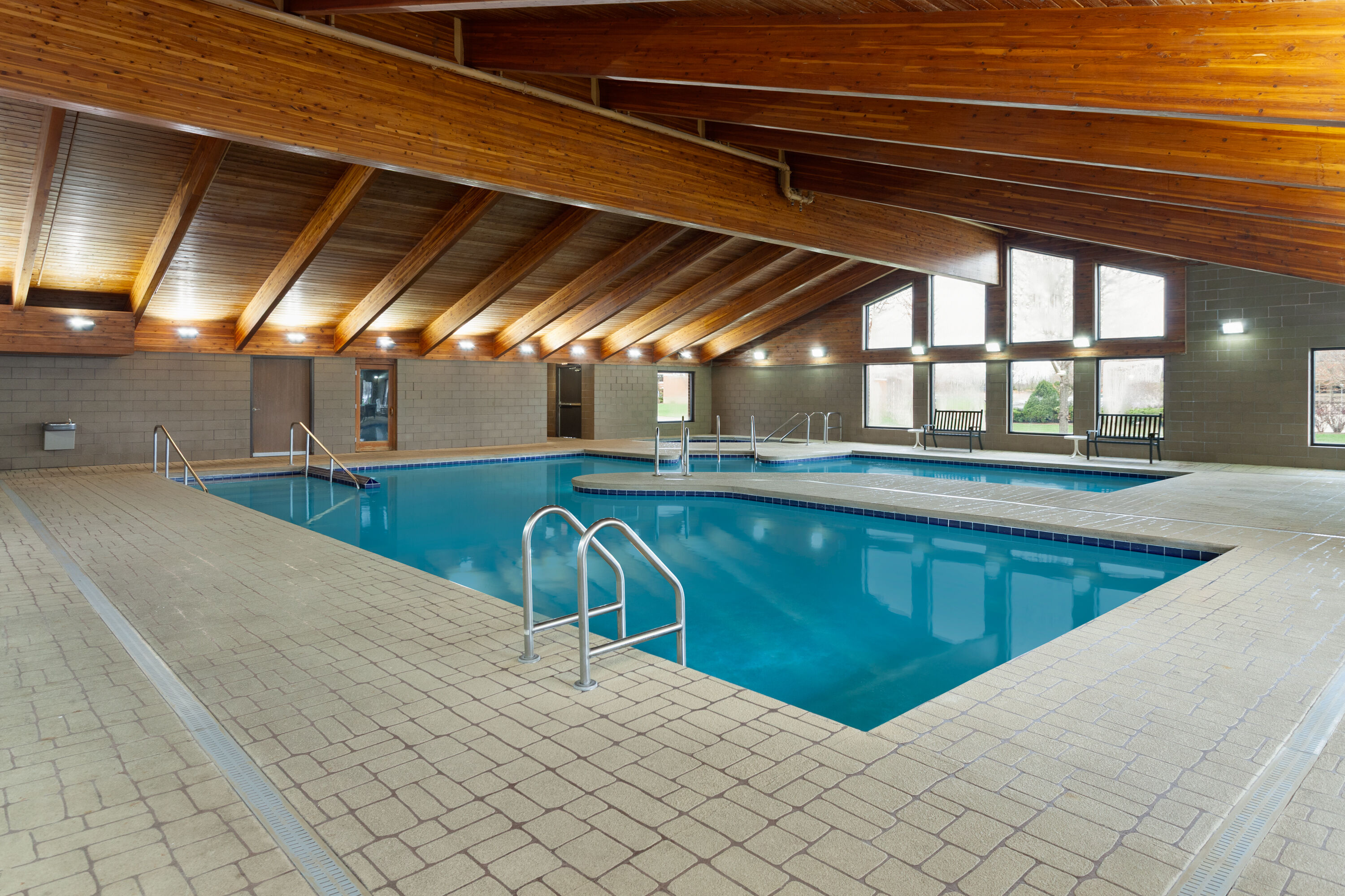 Indoor pool at the AmericInn by Wyndham Appleton North/Little Chute in Appleton, Wisconsin