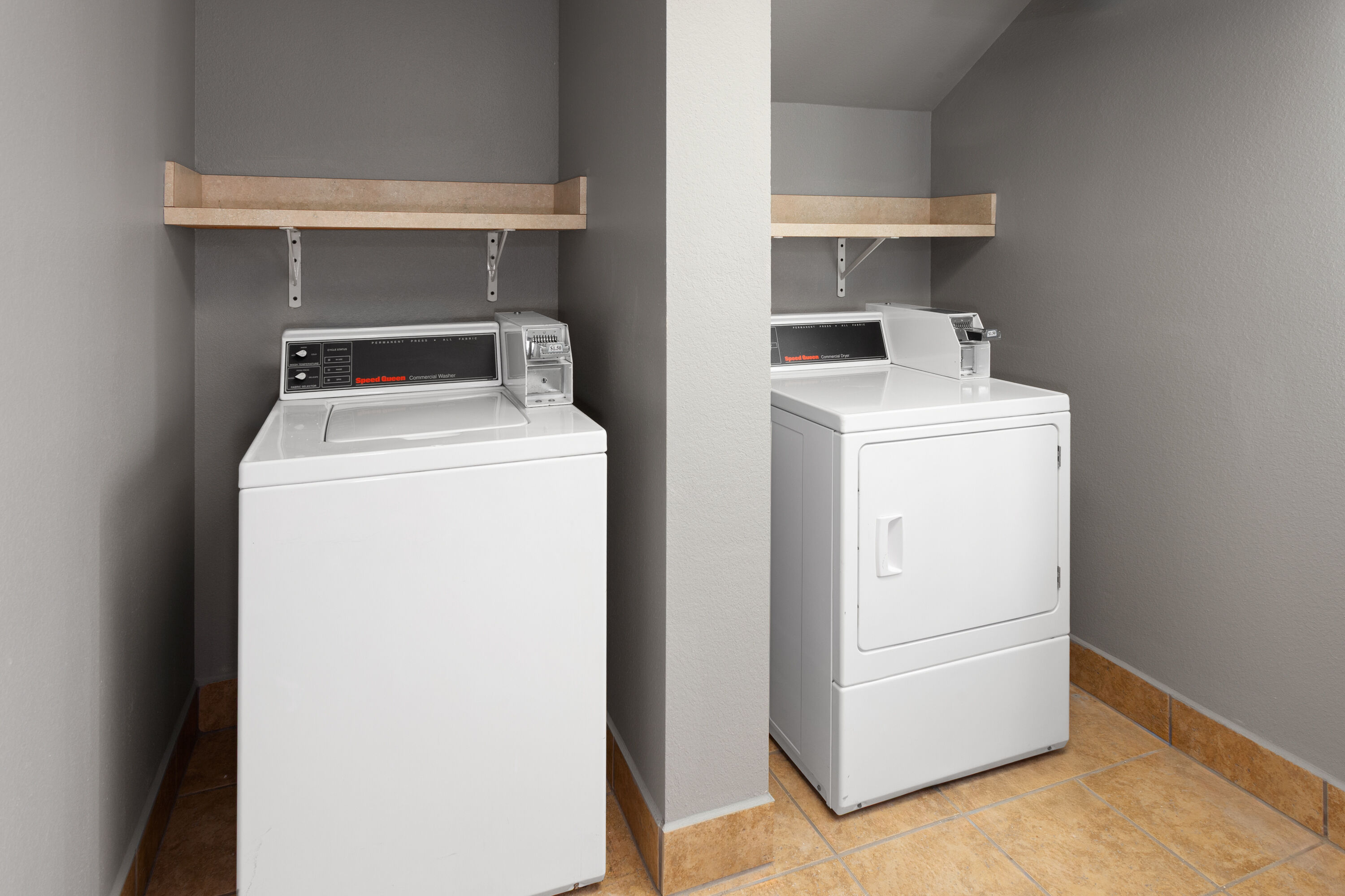 Laundry facilities at AmericInn by Wyndham Appleton North/Little Chute in Appleton, Wisconsin