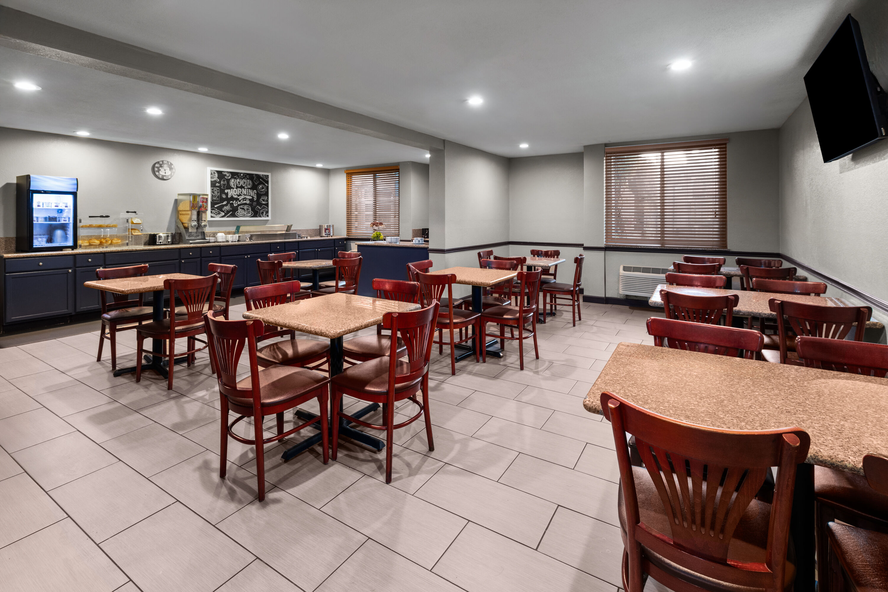Free breakfast at AmericInn by Wyndham Appleton Downtown in Appleton, Wisconsin