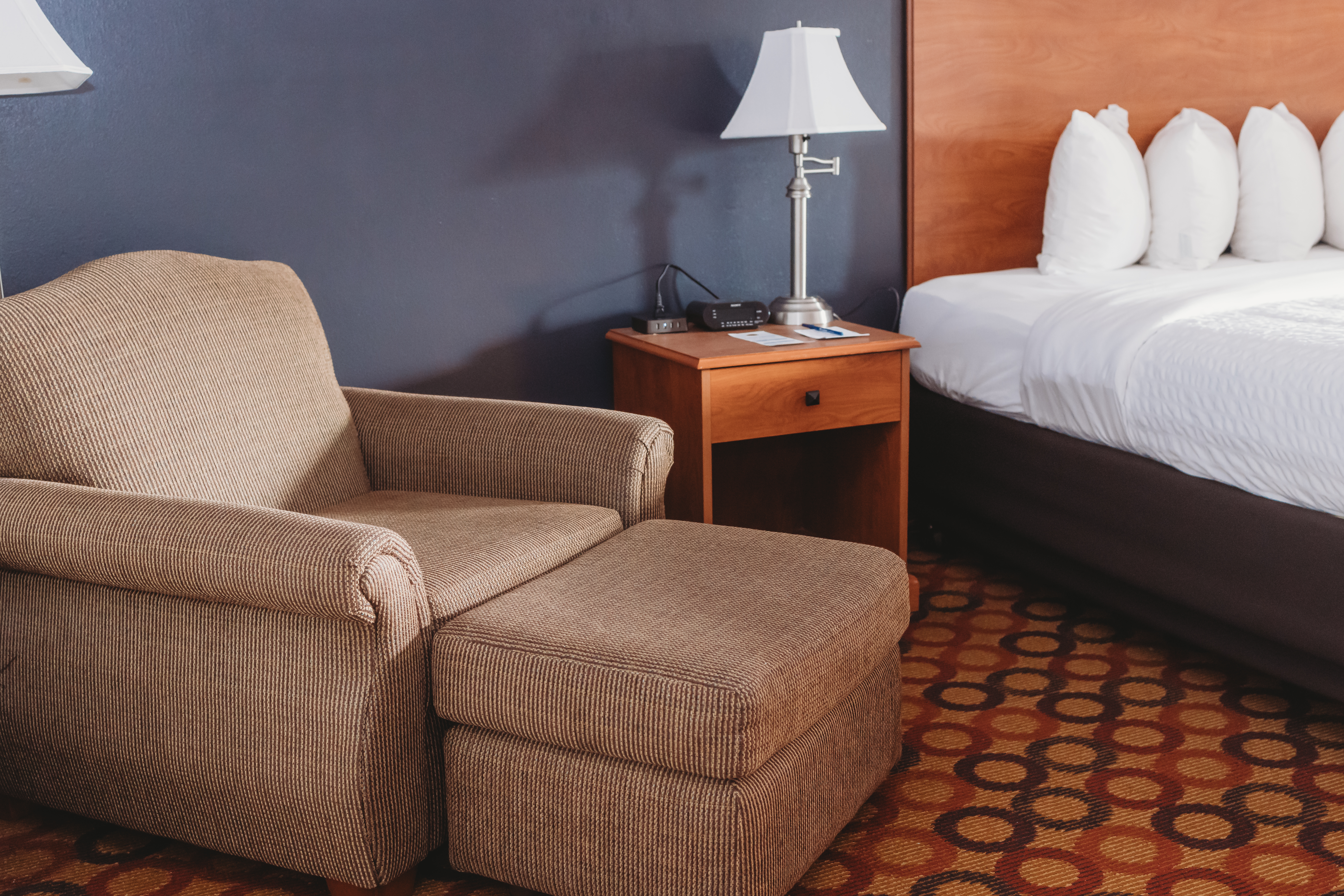 Guest room at the AmericInn by Wyndham Appleton Downtown in Appleton, Wisconsin