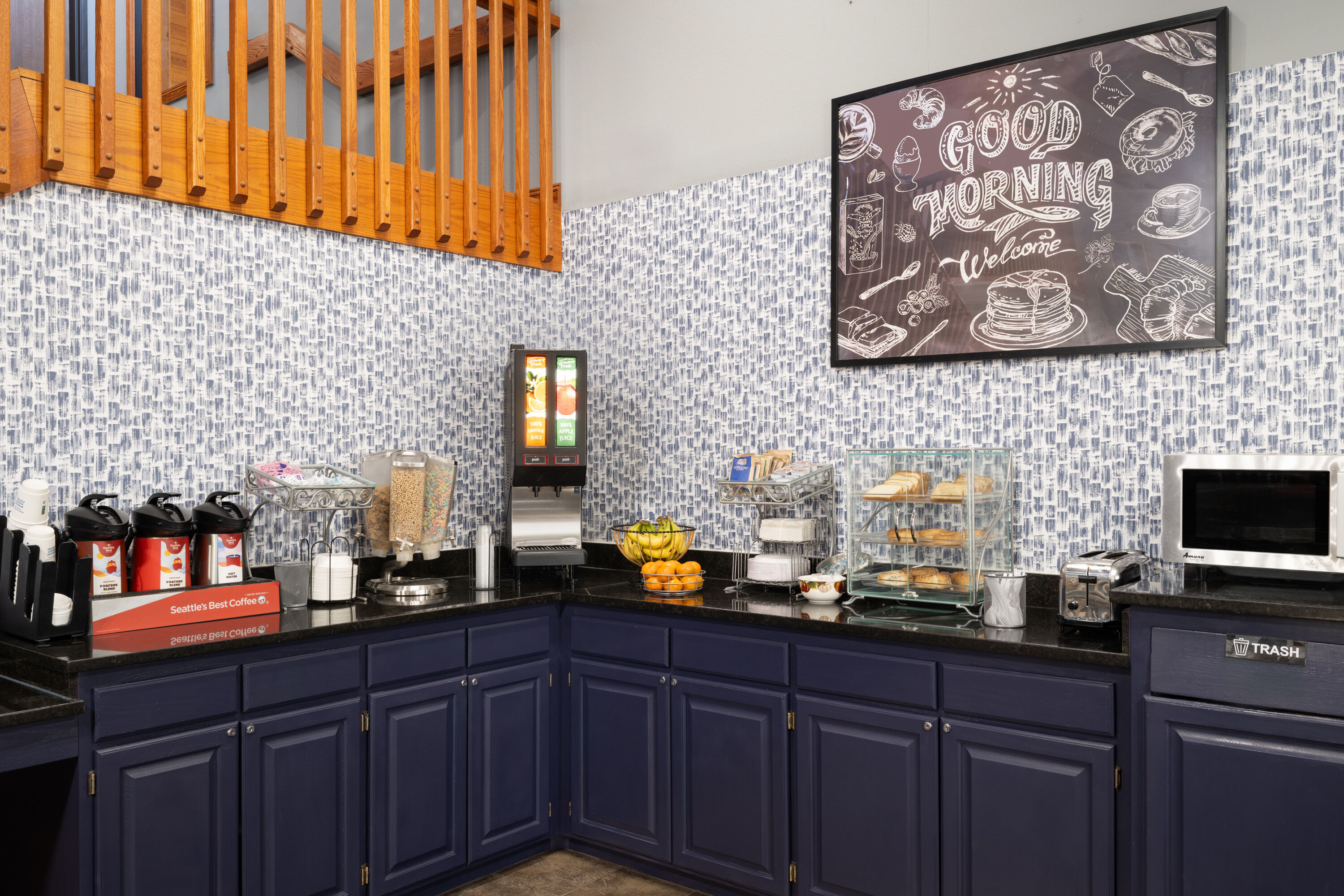 Free breakfast at AmericInn by Wyndham Baldwin in Baldwin, Wisconsin