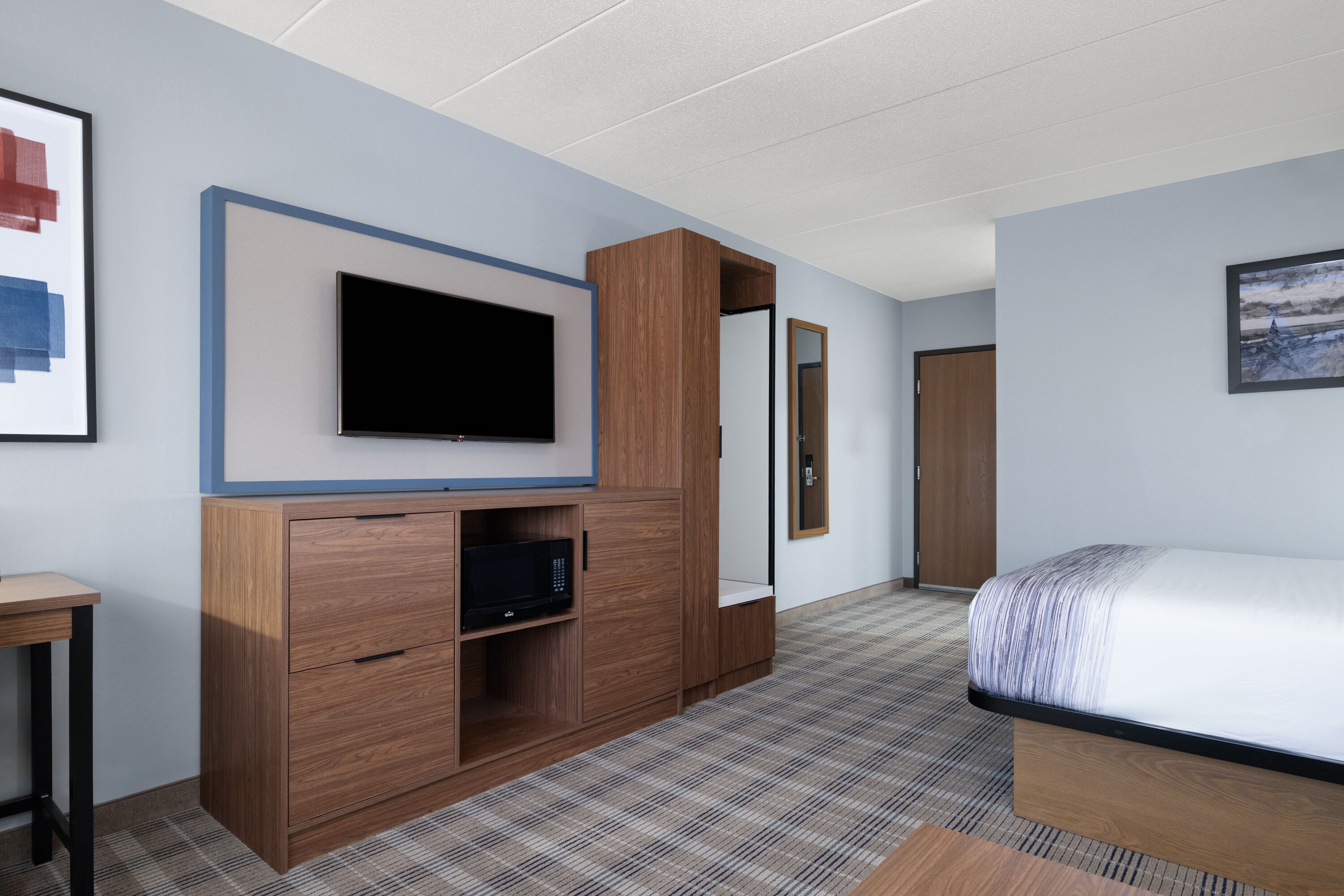 Guest room at the AmericInn by Wyndham Baldwin in Baldwin, Wisconsin