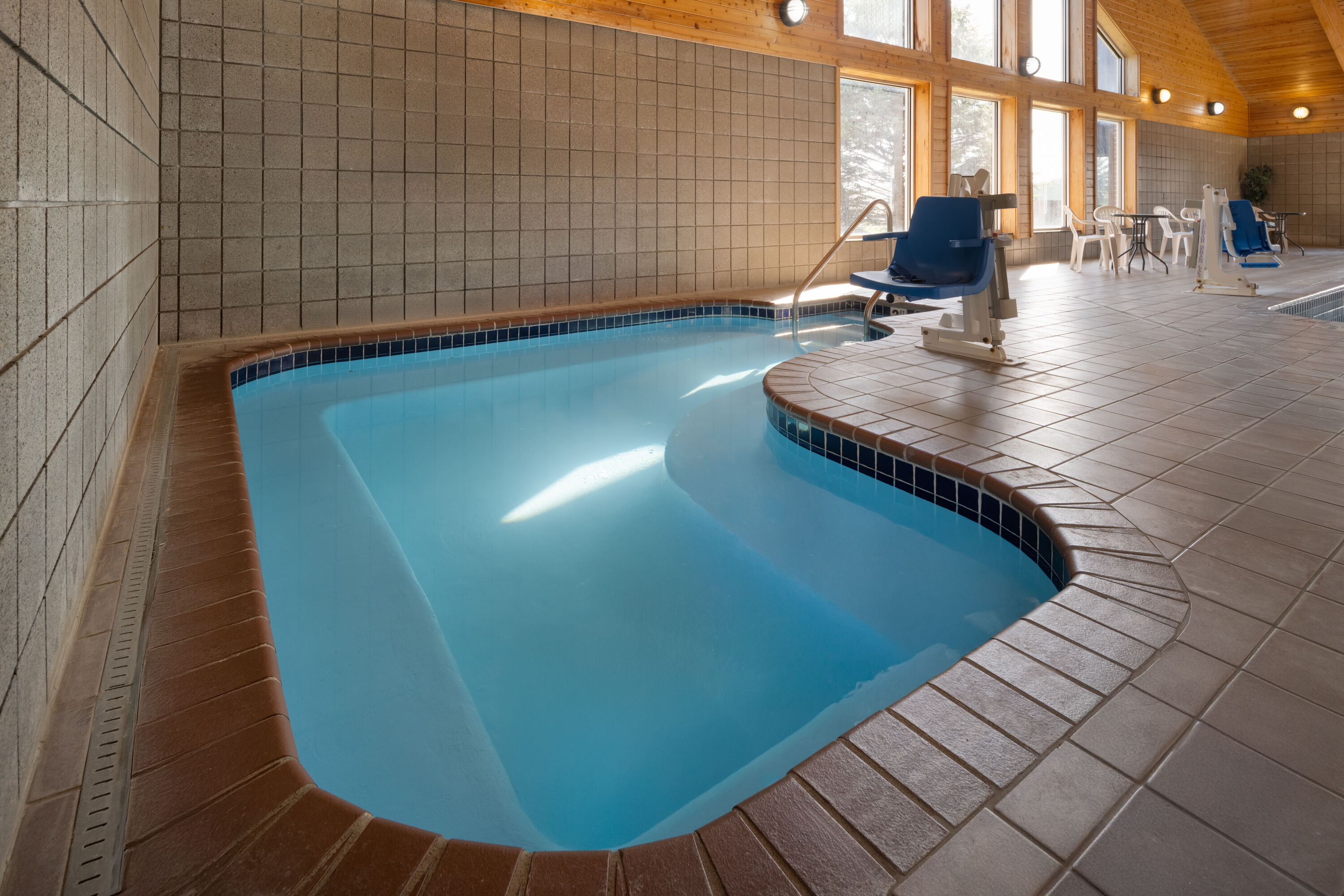 Hot tub at the AmericInn by Wyndham Baldwin in Baldwin, Wisconsin