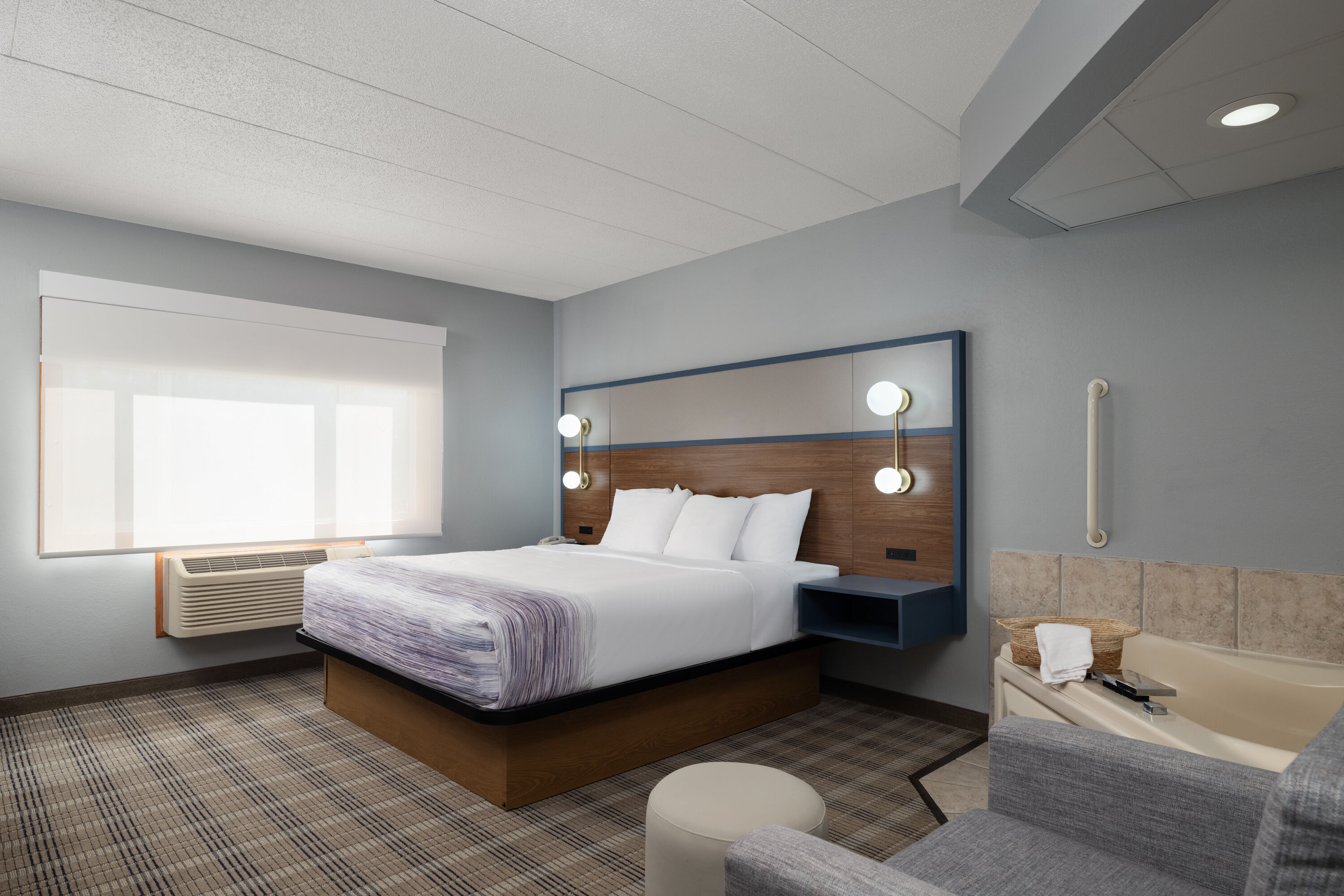 AmericInn by Wyndham Baldwin hot tub suite in Baldwin, Wisconsin