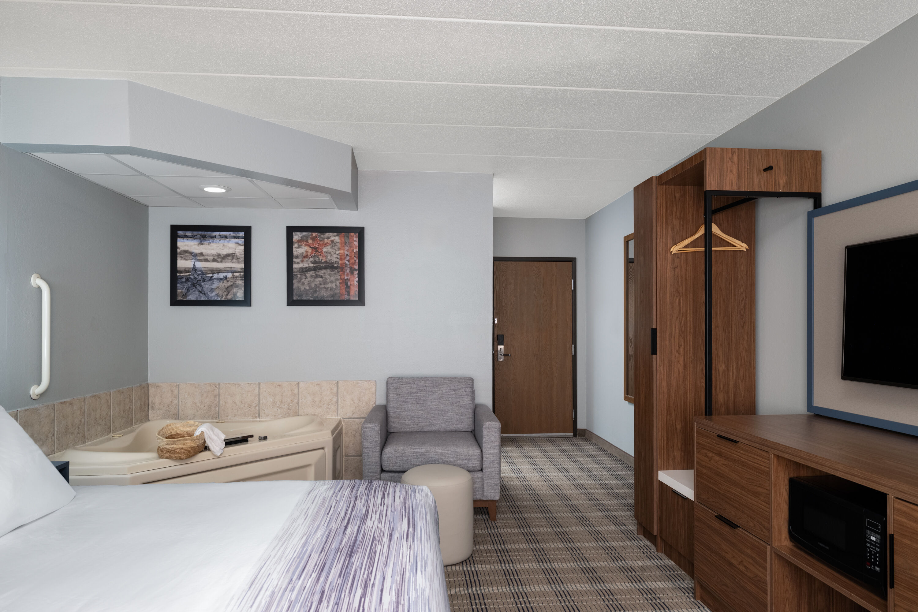 AmericInn by Wyndham Baldwin hot tub suite in Baldwin, Wisconsin