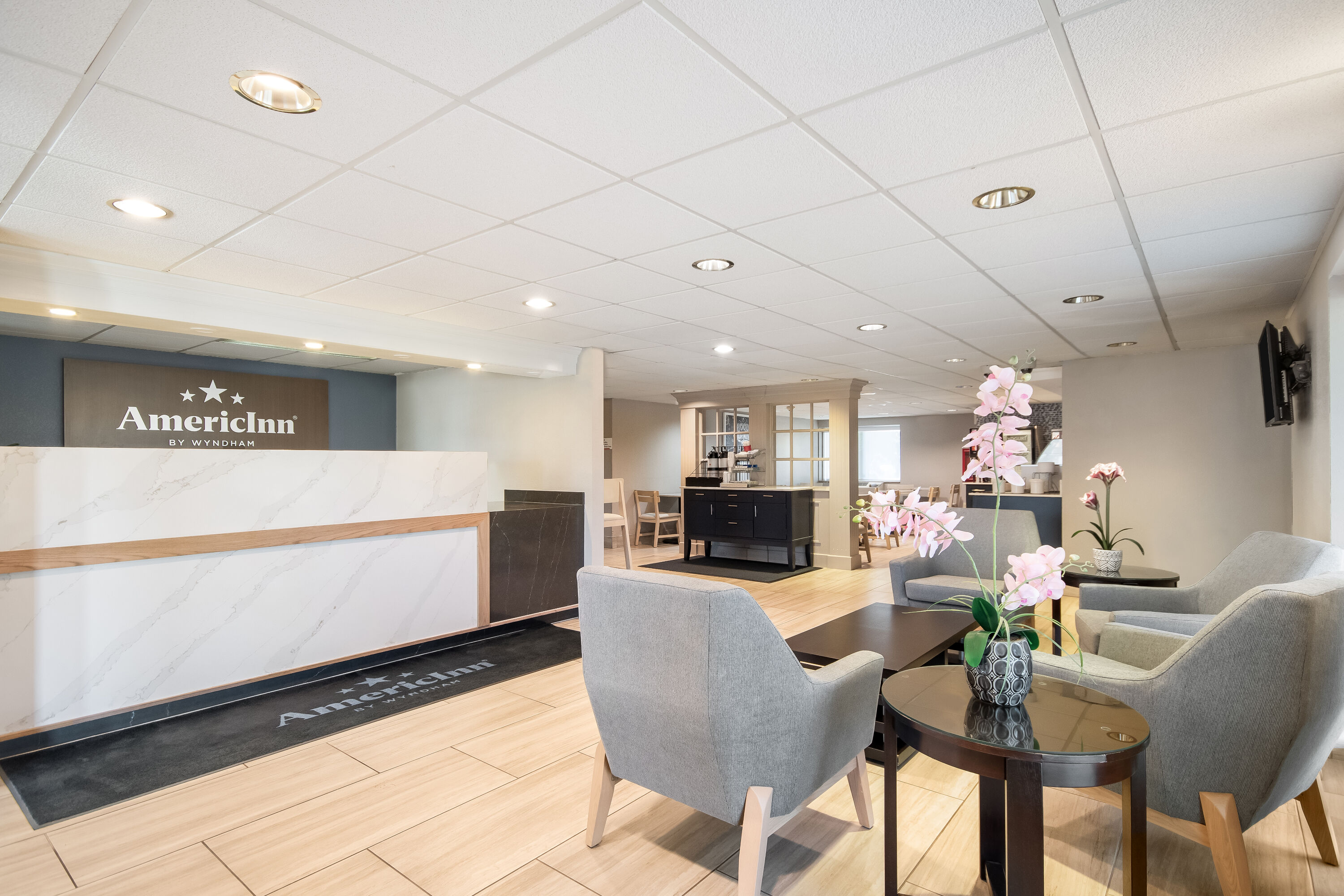 AmericInn by Wyndham Beloit reception in Beloit, Wisconsin