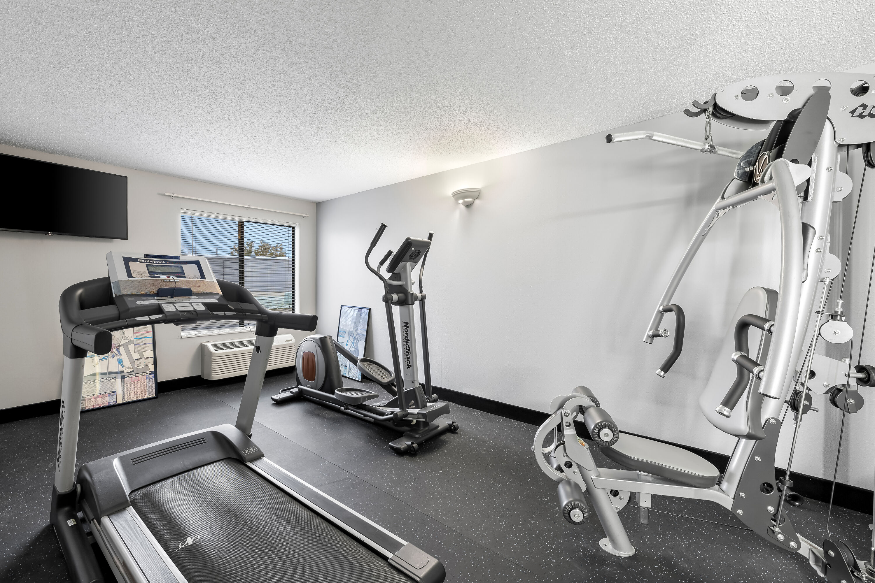 Fitness room at AmericInn by Wyndham Columbus Wisconsin in Columbus, Wisconsin