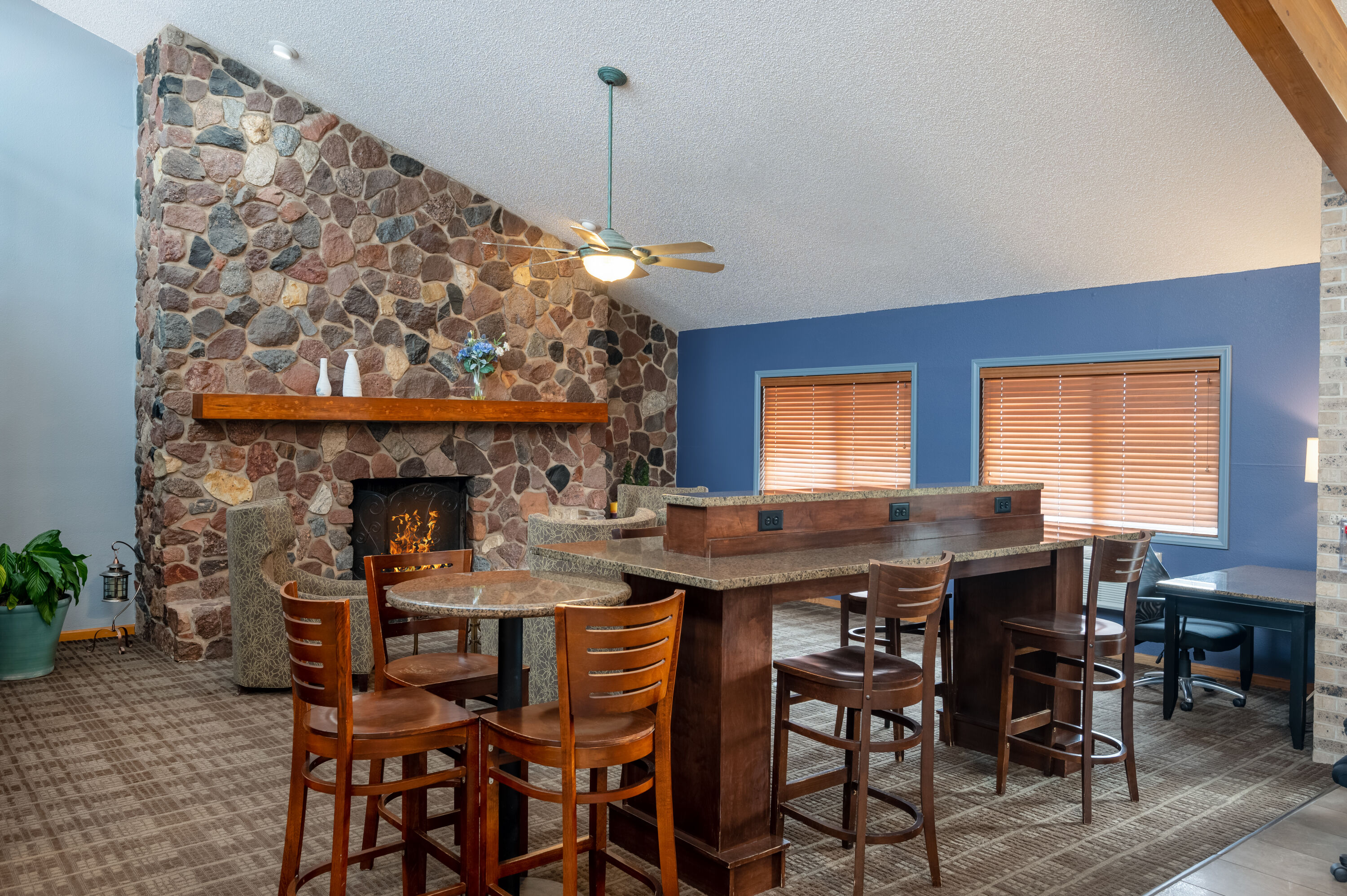 AmericInn by Wyndham Eau Claire lobby feature in Eau Claire, Wisconsin