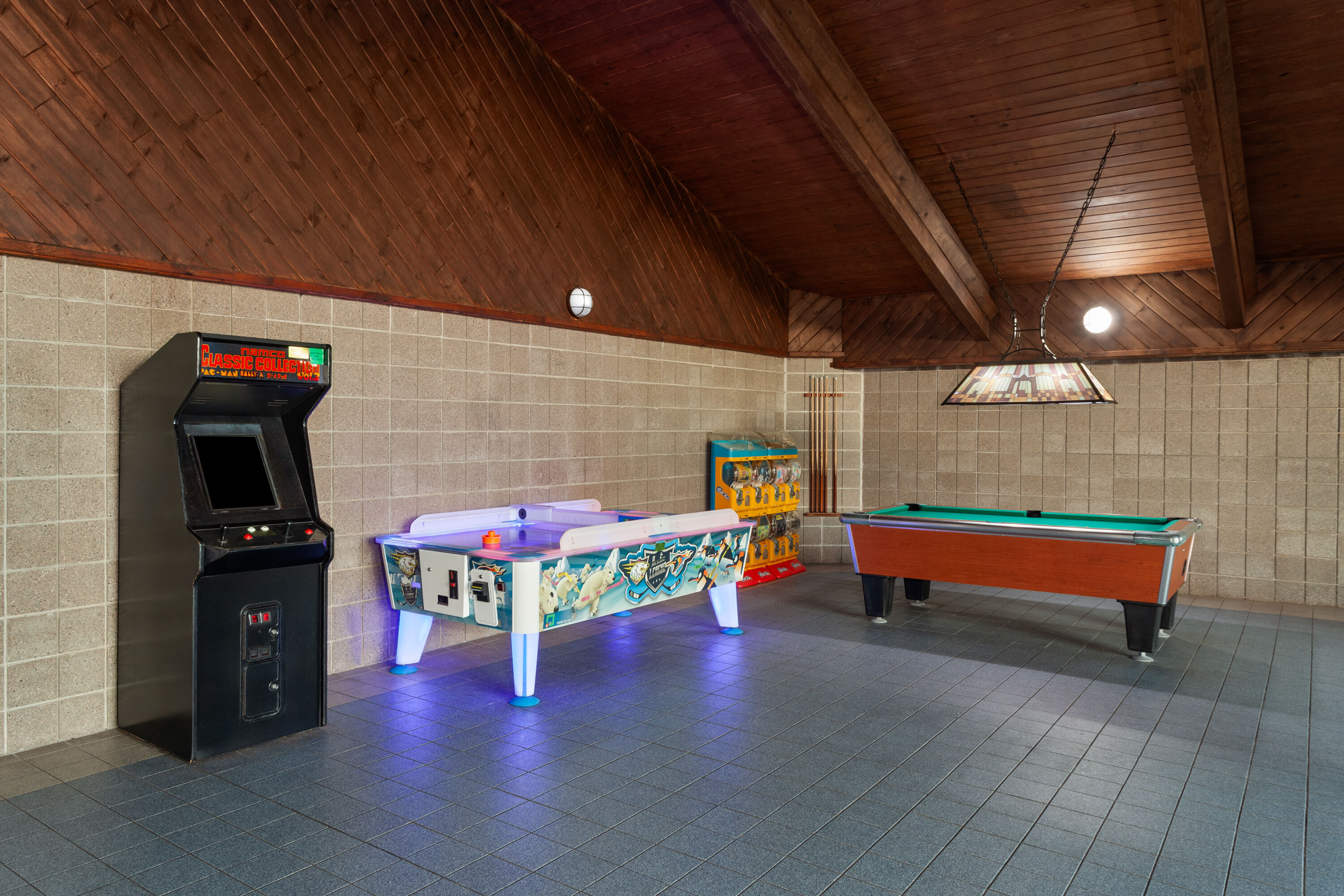 Game room at AmericInn by Wyndham Green Bay West in Green Bay, Wisconsin