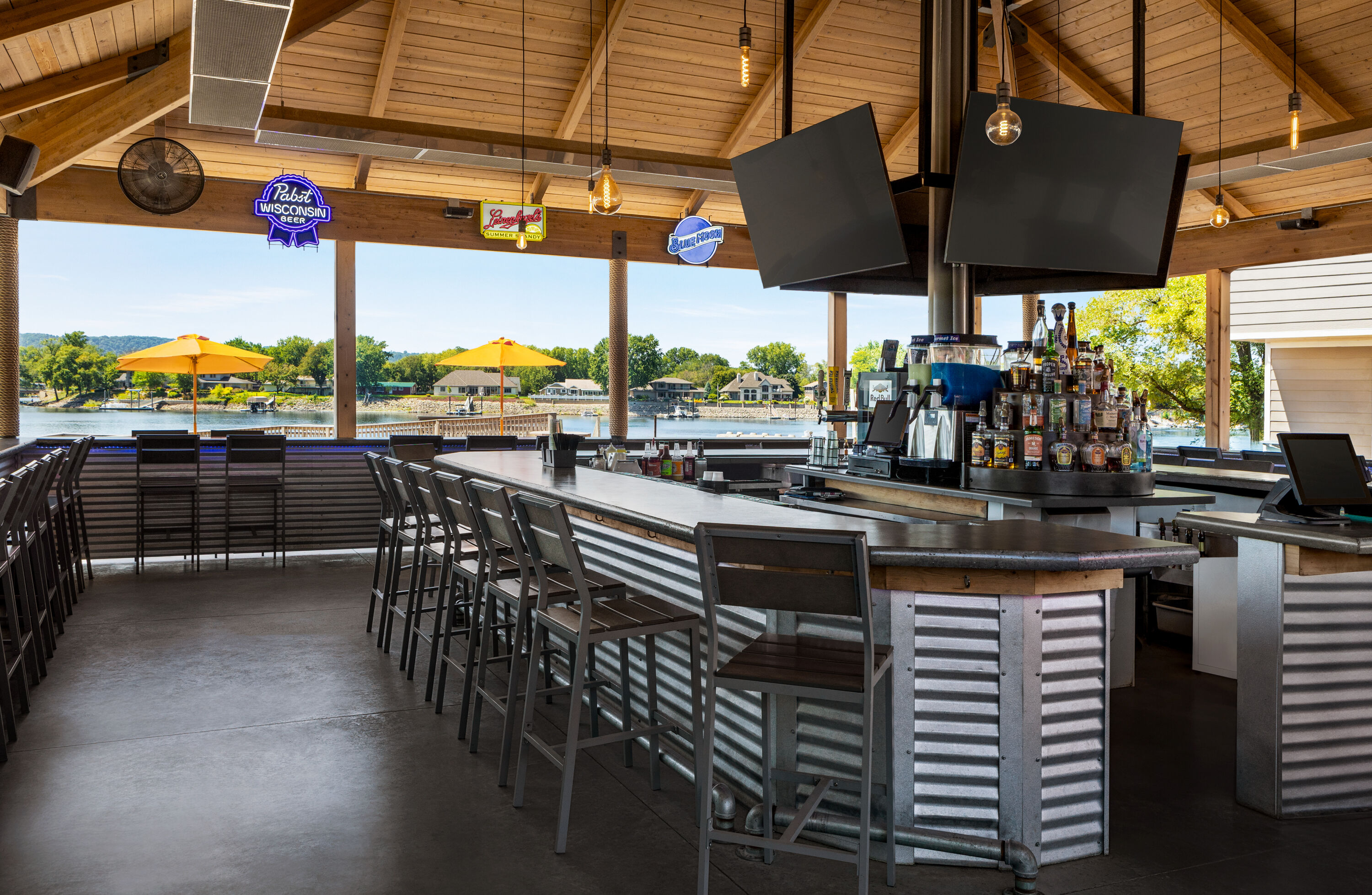 Bar at AmericInn by Wyndham La Crosse Riverfront Conference Center in La Crosse, Wisconsin