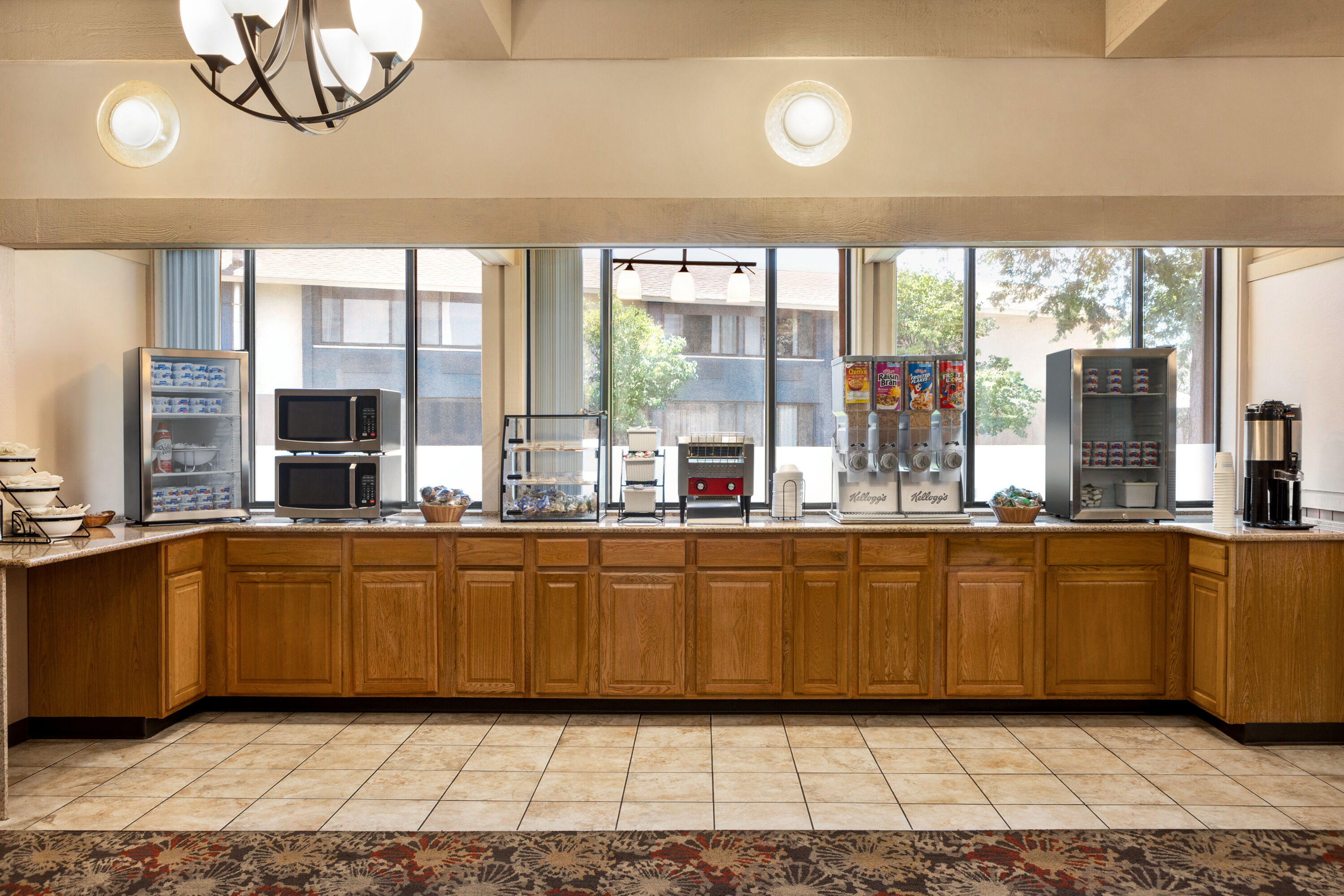 Free breakfast at AmericInn by Wyndham La Crosse Riverfront Conference Center in La Crosse, Wisconsin