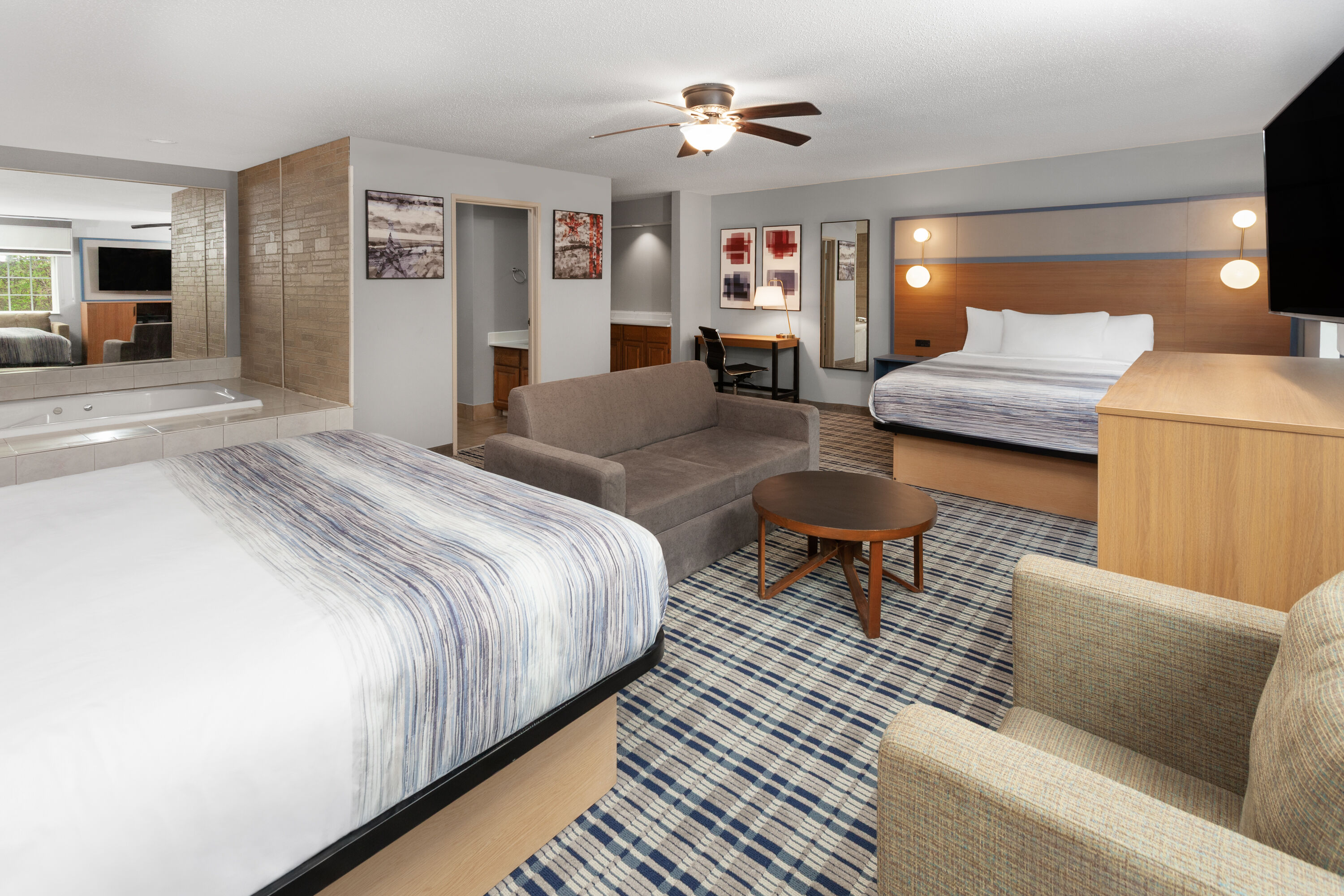 AmericInn by Wyndham Lake Mills hot tub suite in Lake Mills, Wisconsin