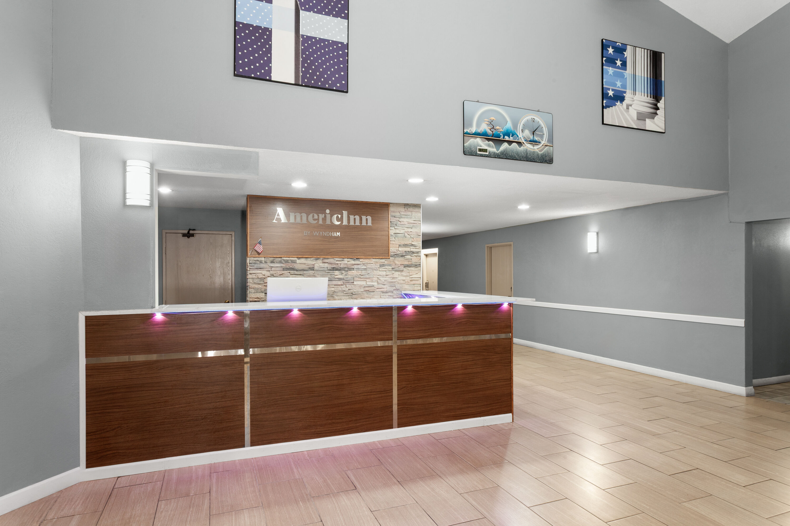 AmericInn by Wyndham Lake Mills reception in Lake Mills, Wisconsin