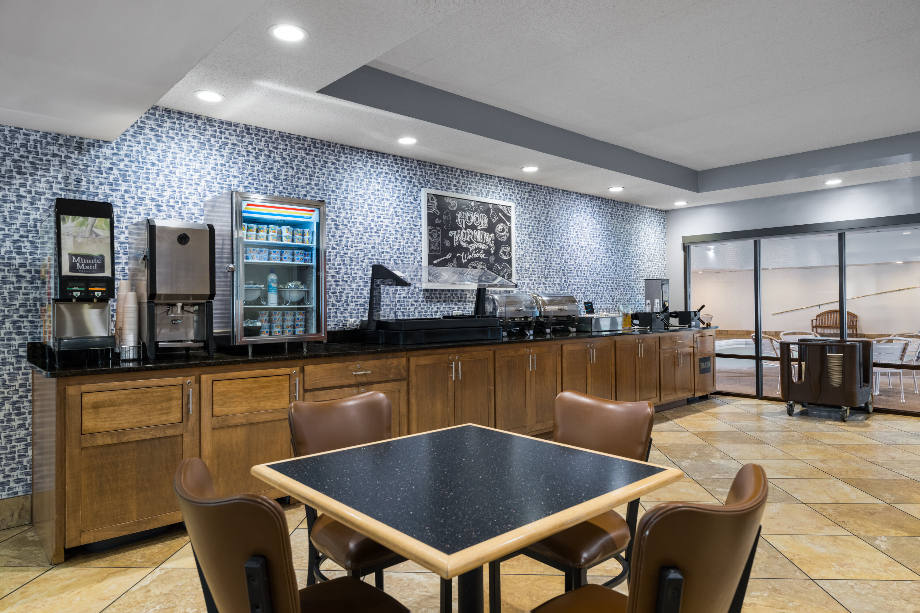Free breakfast at AmericInn by Wyndham Madison West in Madison, Wisconsin