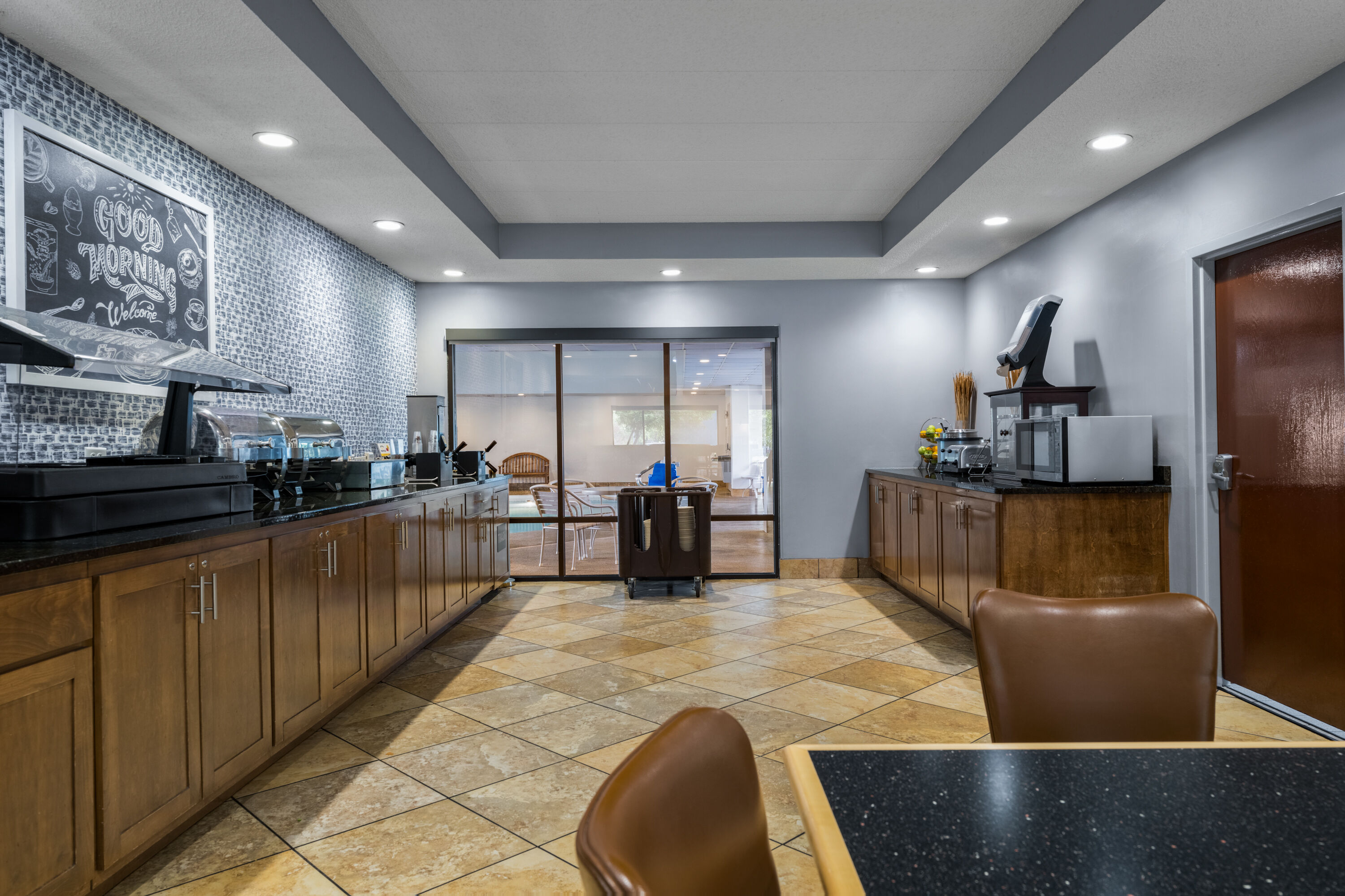 Free breakfast at AmericInn by Wyndham Madison West in Madison, Wisconsin
