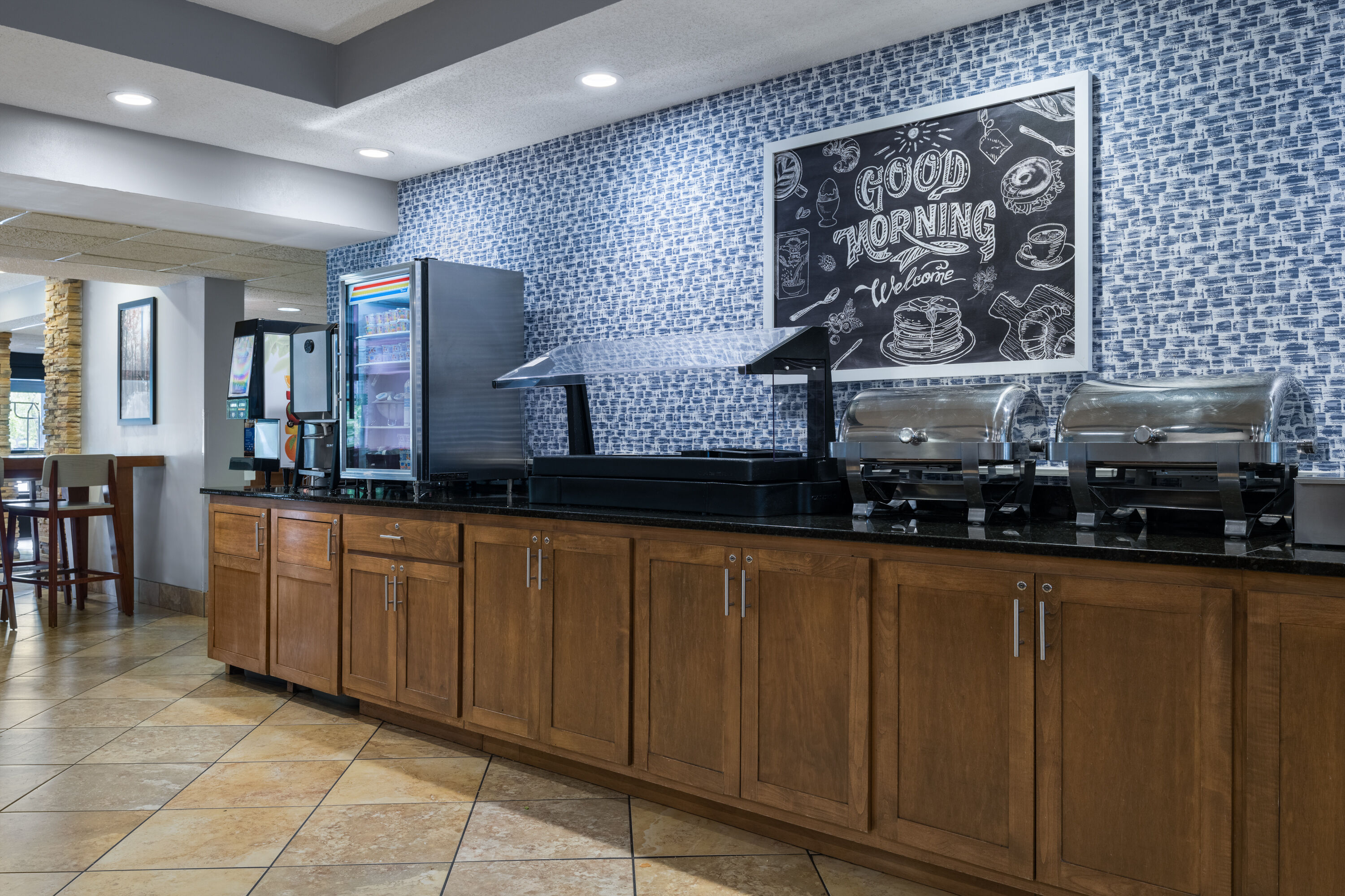 Free breakfast at AmericInn by Wyndham Madison West in Madison, Wisconsin