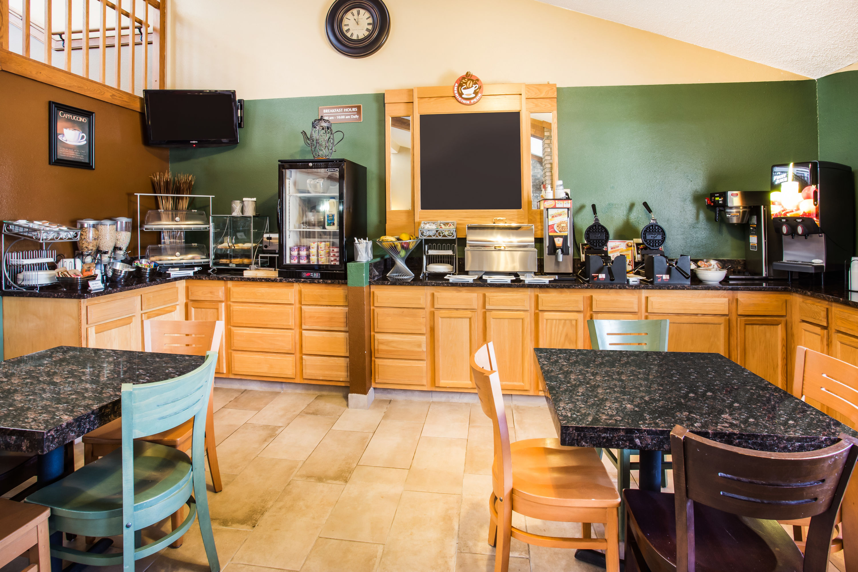 Free breakfast at AmericInn by Wyndham Menomonie in Menomonie, Wisconsin