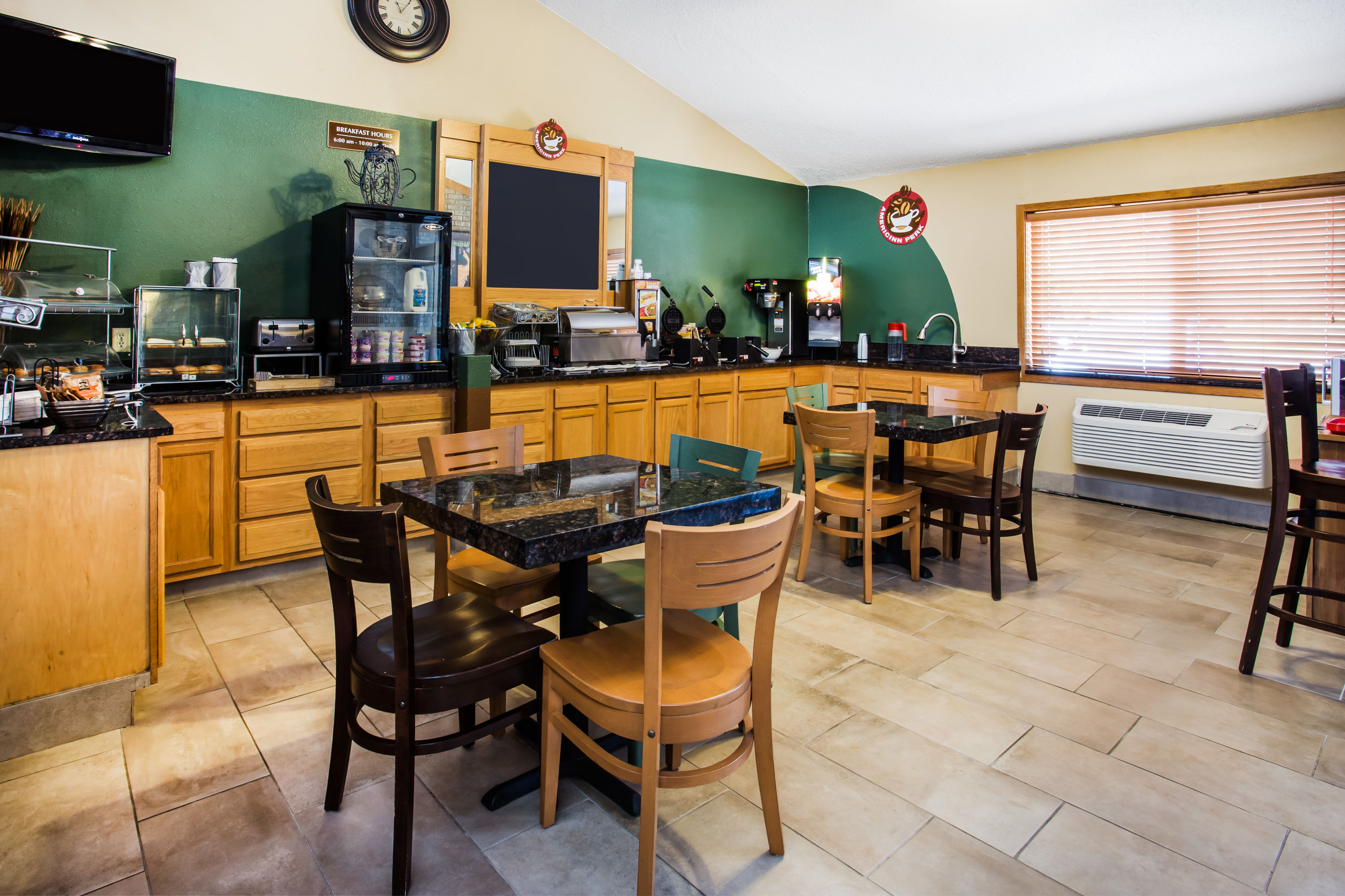 Free breakfast at AmericInn by Wyndham Menomonie in Menomonie, Wisconsin