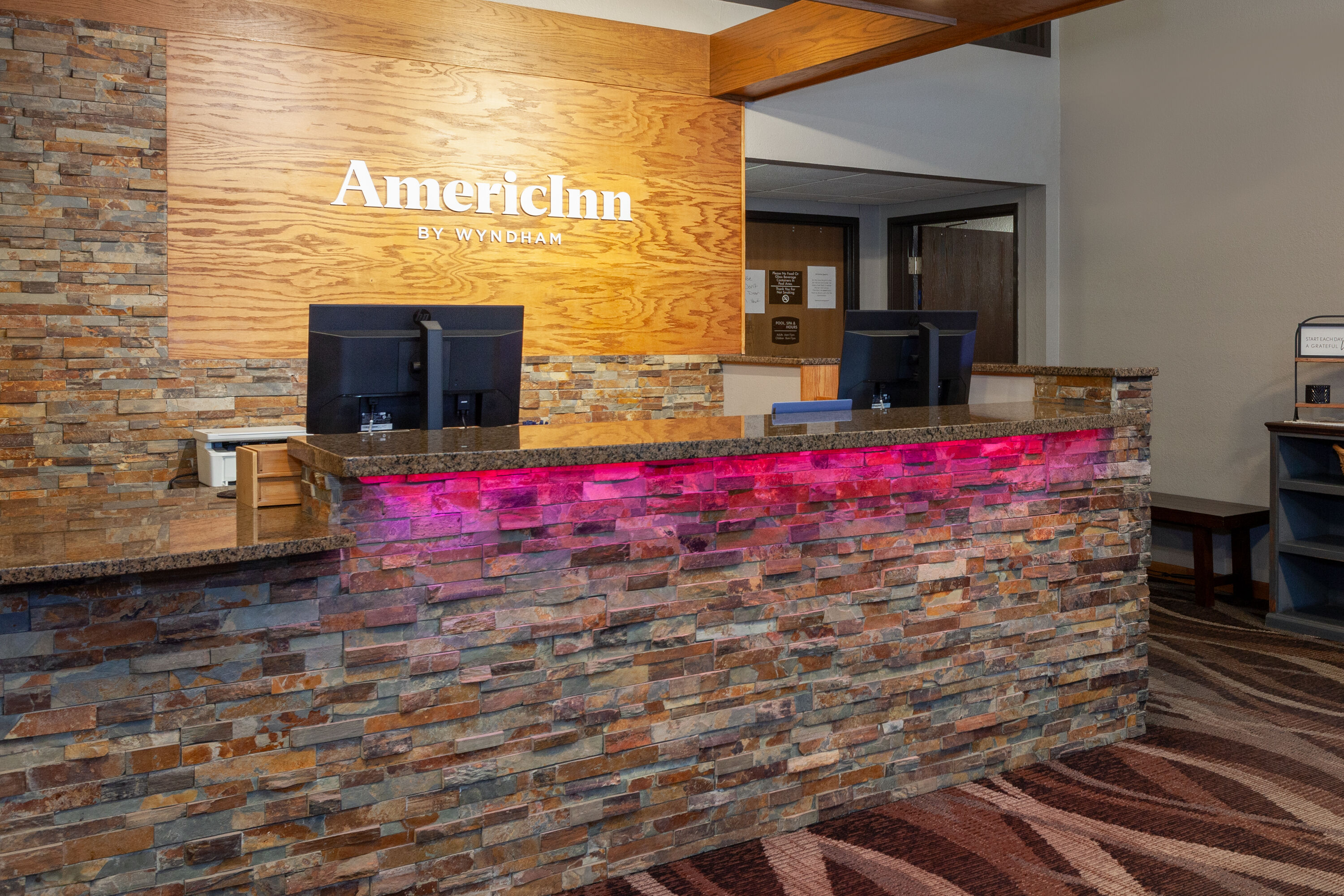 AmericInn by Wyndham New Richmond reception in New Richmond, Wisconsin