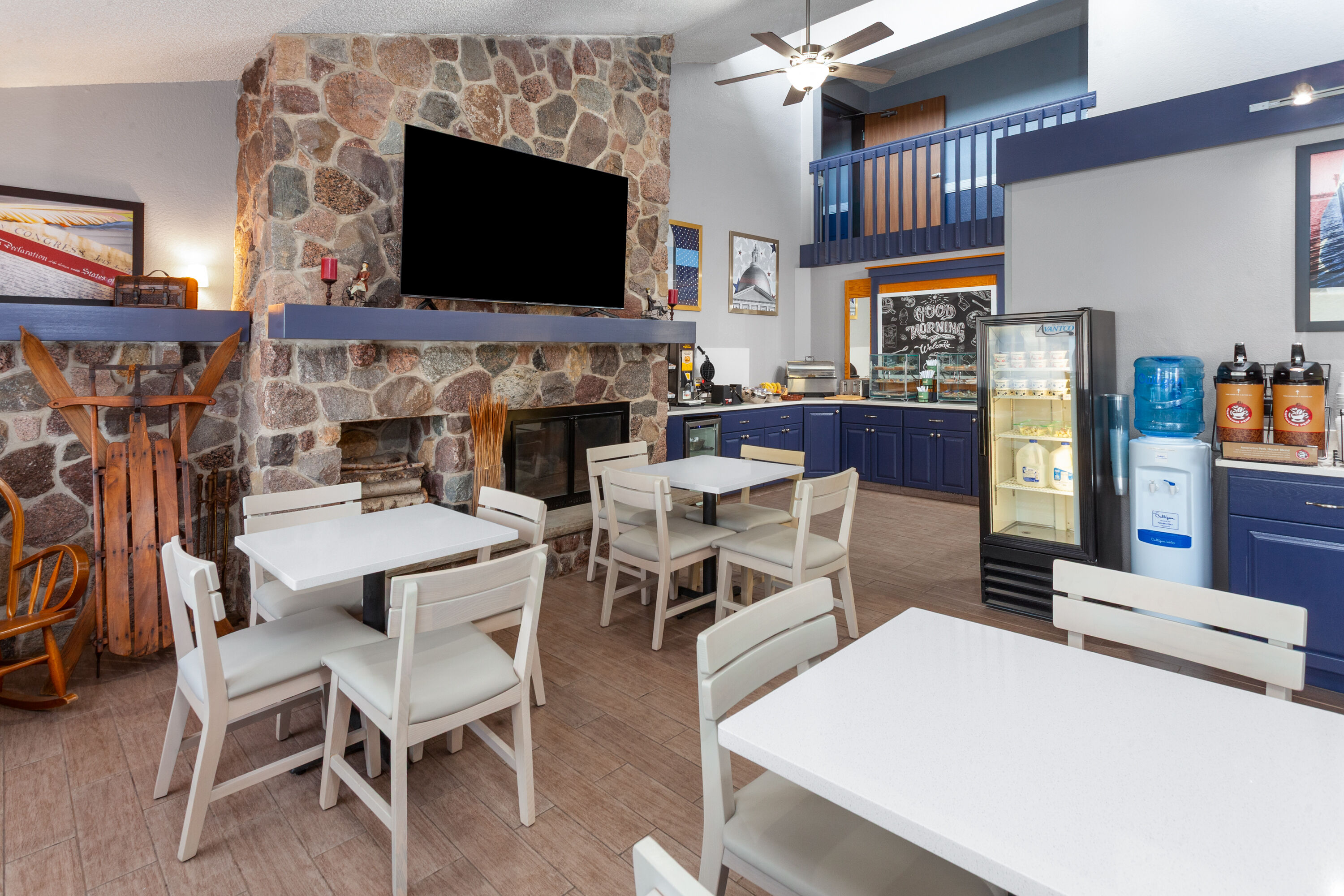 Free breakfast at AmericInn by Wyndham Plymouth in Plymouth, Wisconsin