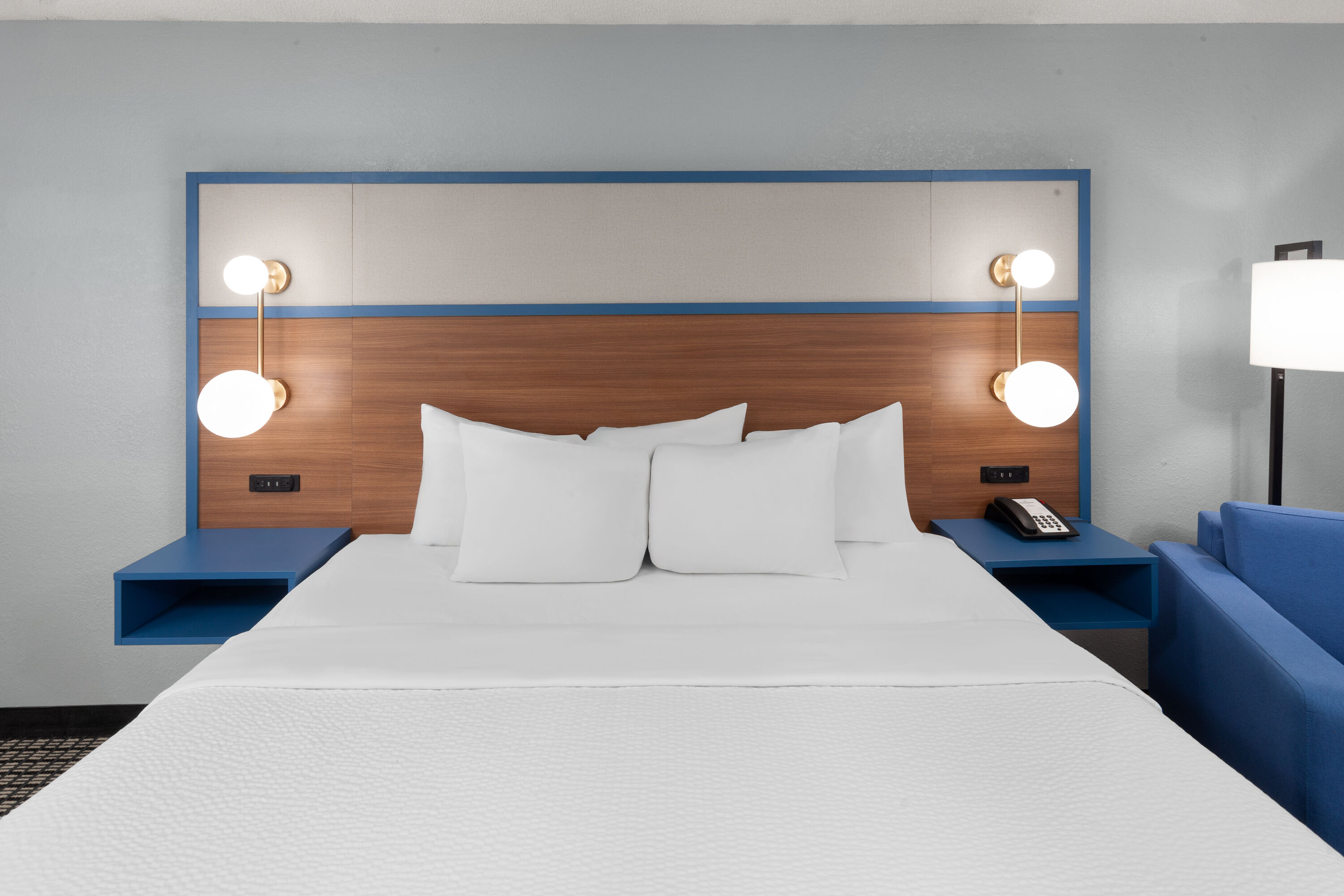 Guest room at the AmericInn by Wyndham Reedsburg in Reedsburg, Wisconsin