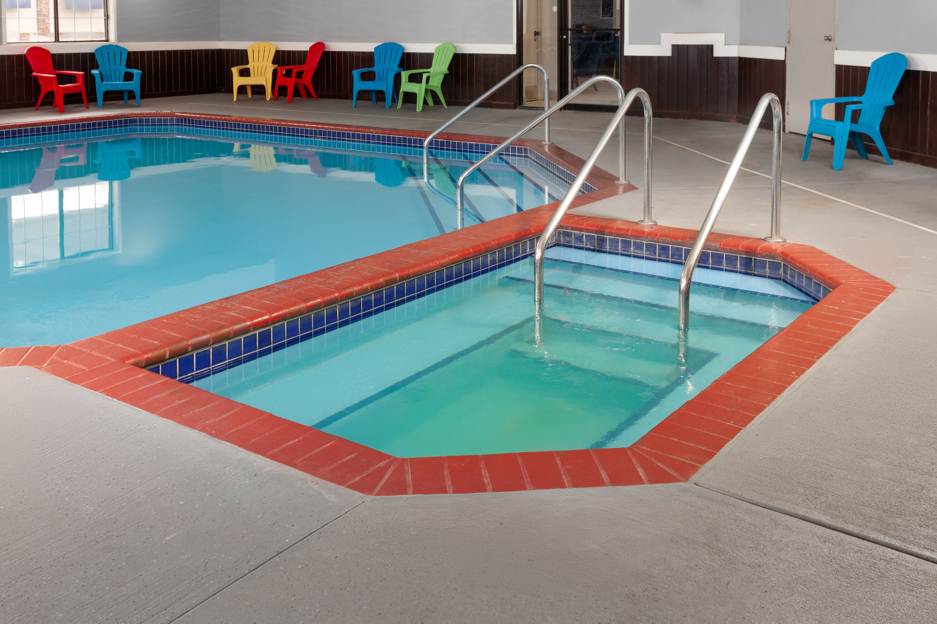 Hot tub at the AmericInn by Wyndham Reedsburg in Reedsburg, Wisconsin