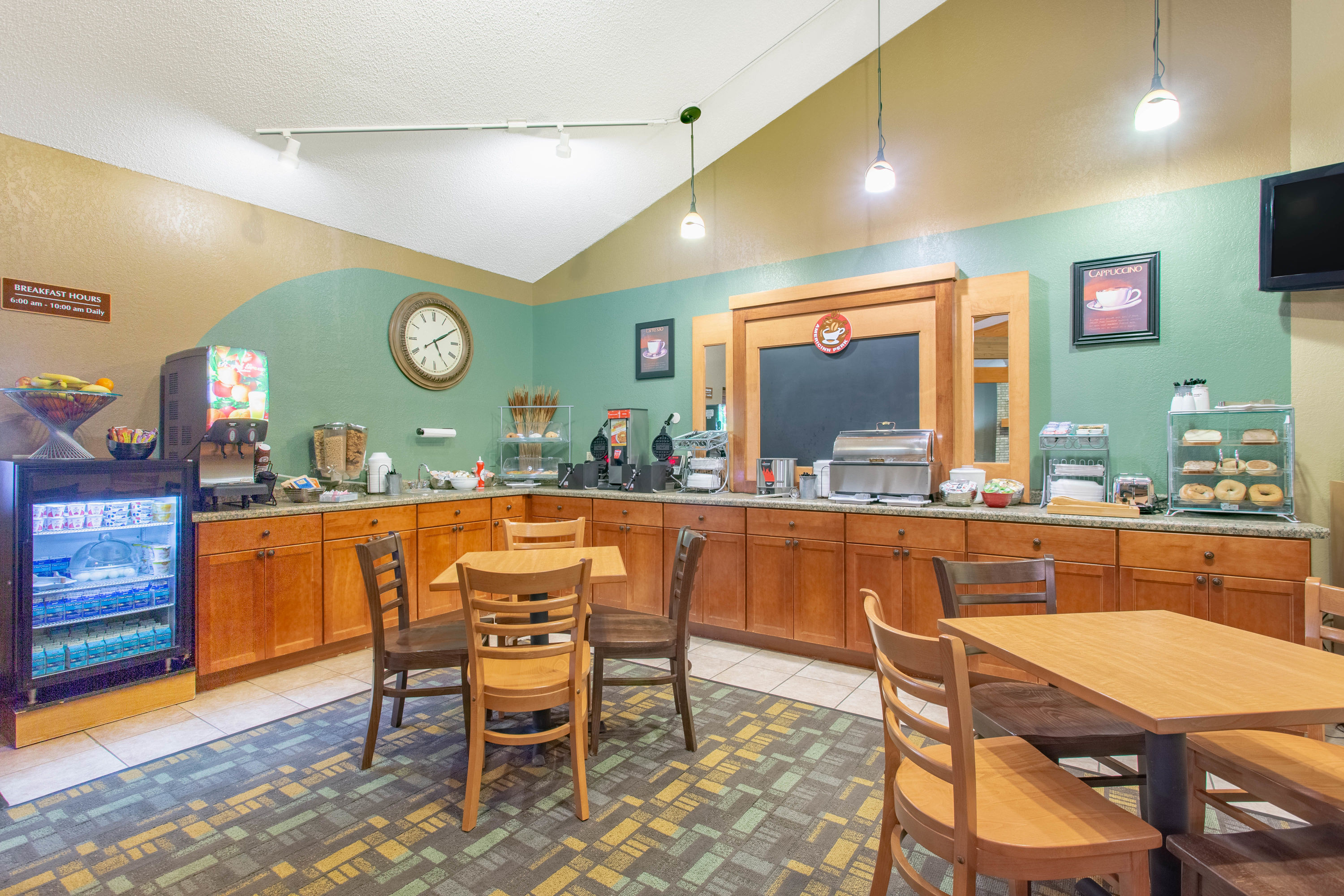 Free breakfast at AmericInn by Wyndham Rhinelander in Rhinelander, Wisconsin