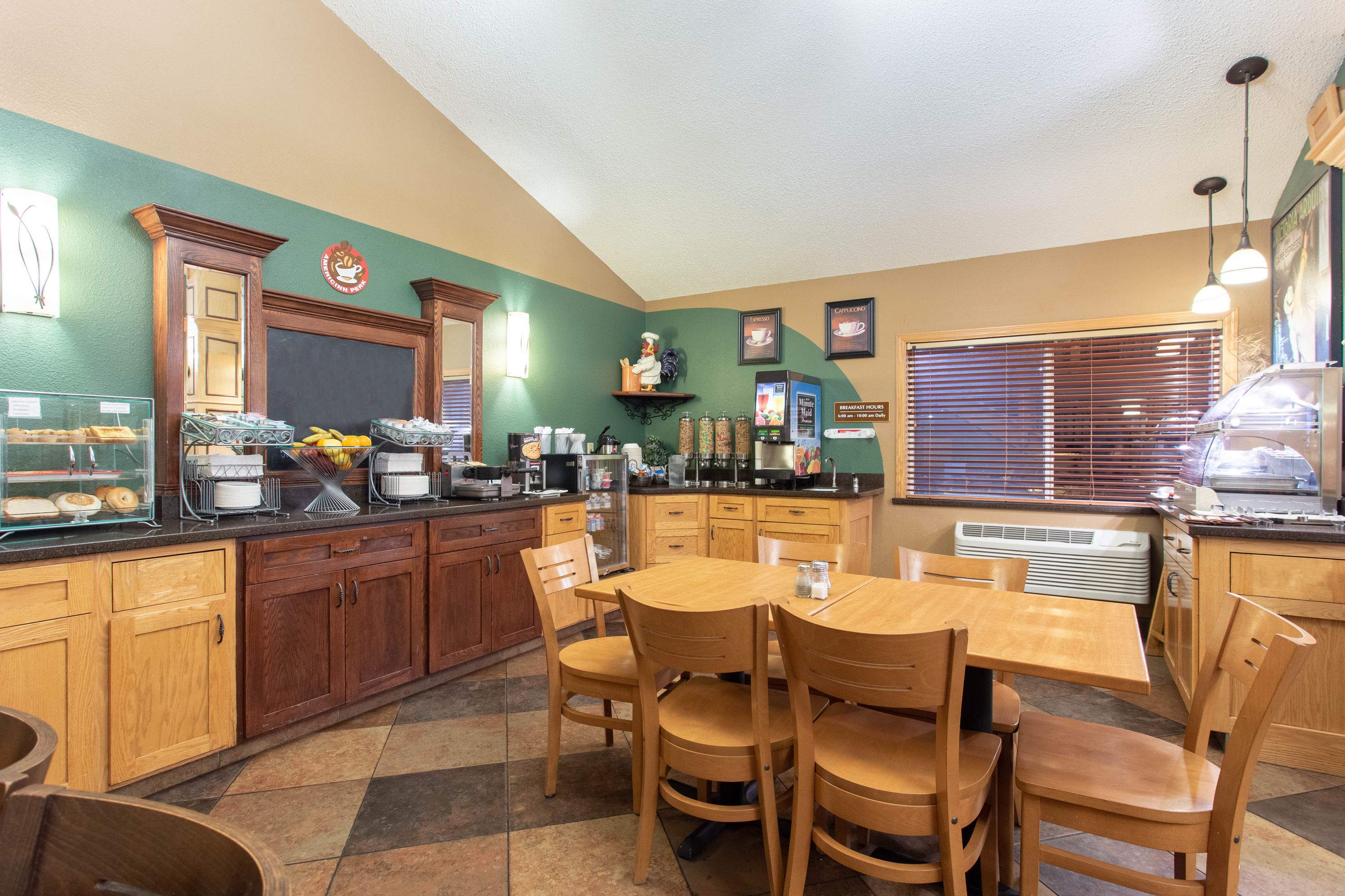 Free breakfast at AmericInn by Wyndham Sheboygan in Sheboygan, Wisconsin