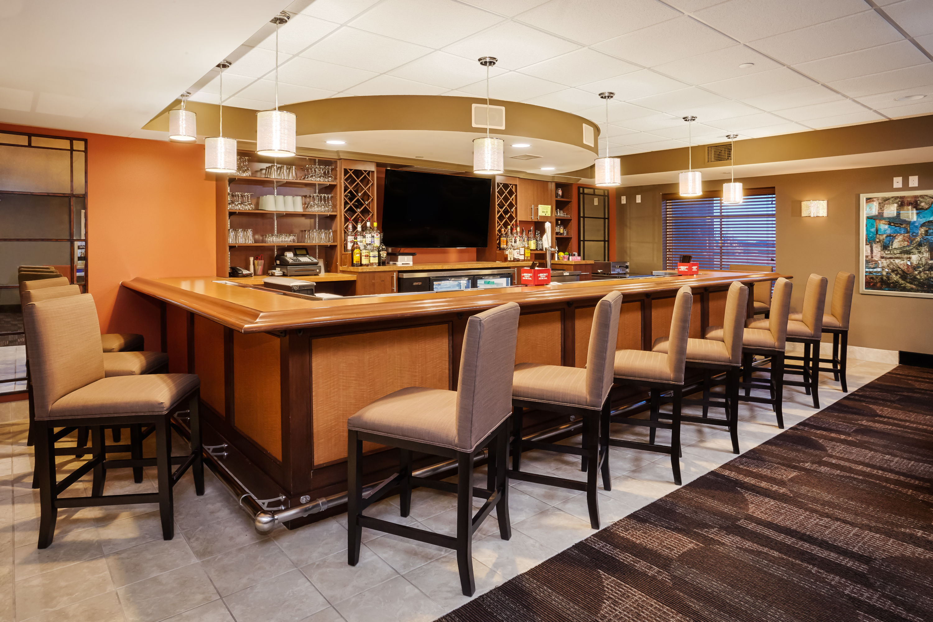 Bar at AmericInn by Wyndham Waupun in Waupun, Wisconsin
