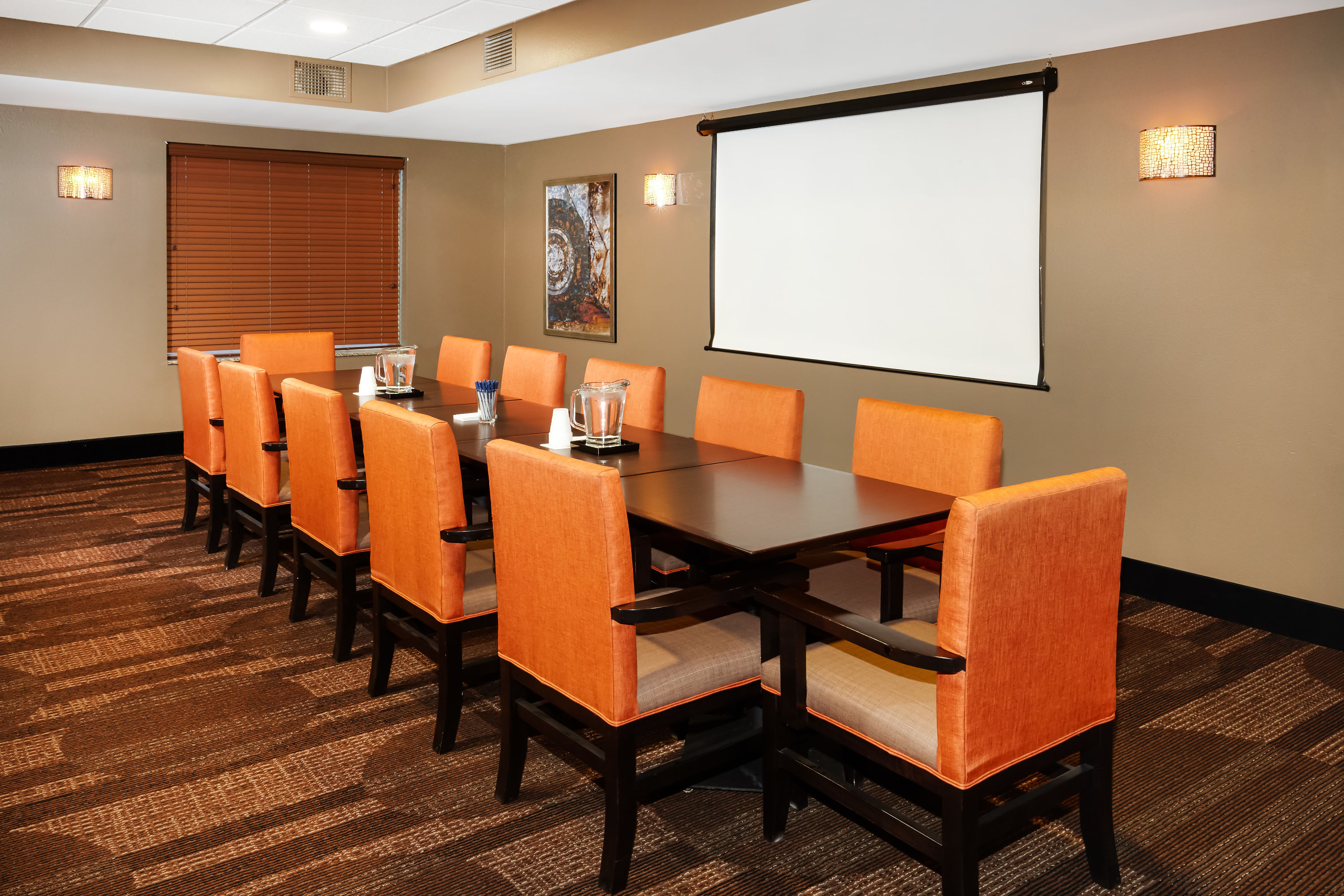 Meeting room at AmericInn by Wyndham Waupun in Waupun, Wisconsin
