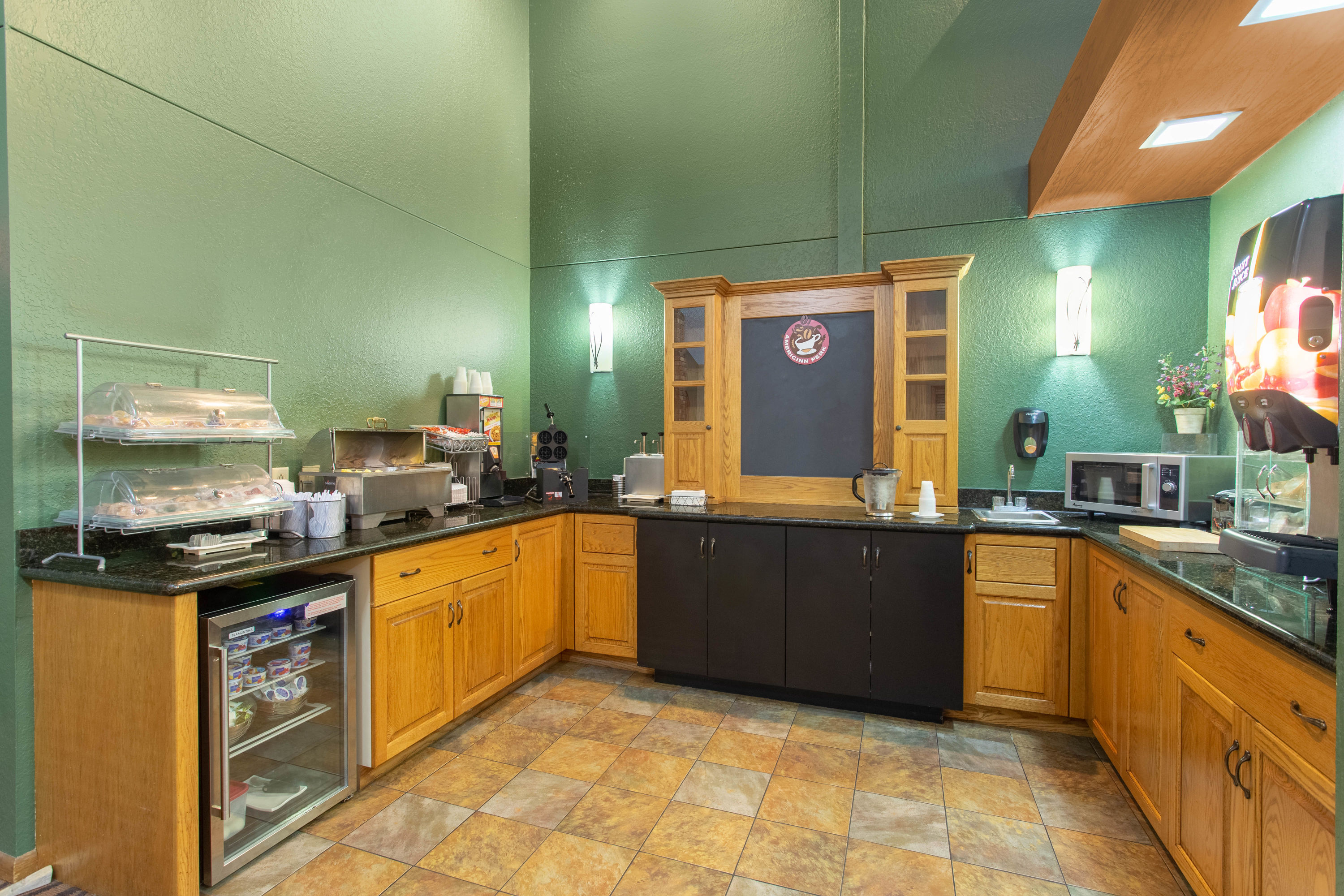 Free breakfast at AmericInn by Wyndham West Bend in West Bend, Wisconsin