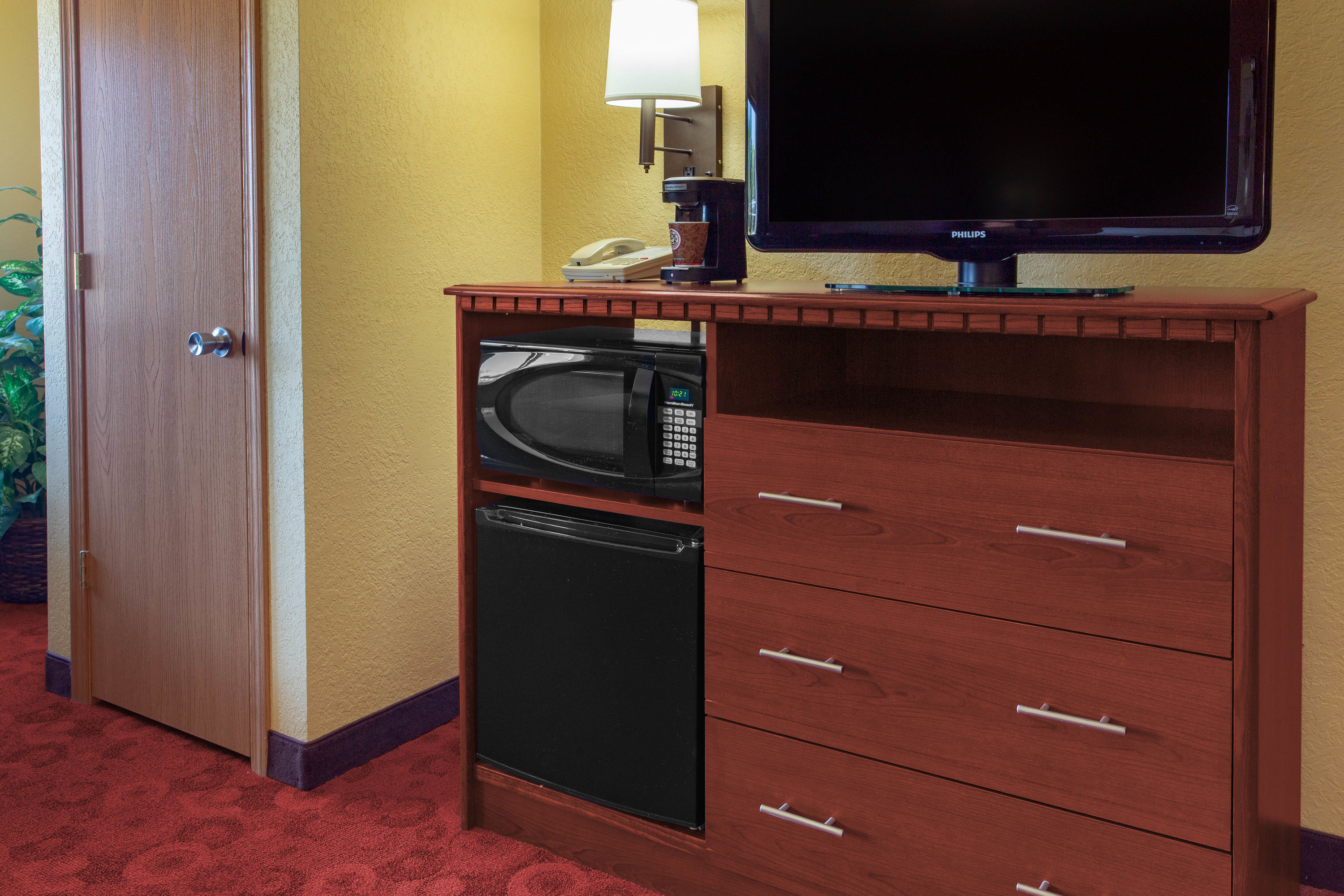 Guest room feature at the AmericInn by Wyndham West Bend in West Bend, Wisconsin