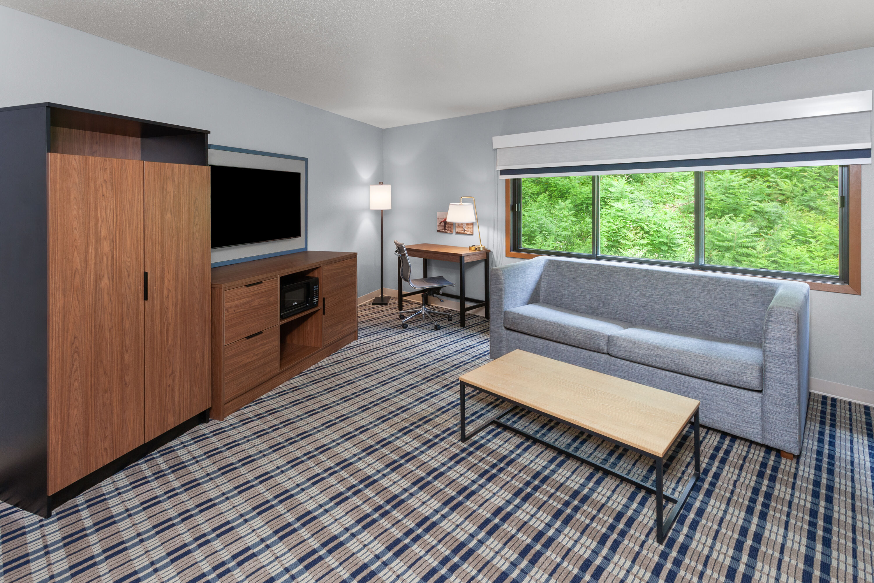Guest room at the AmericInn by Wyndham West Salem in West Salem, Wisconsin