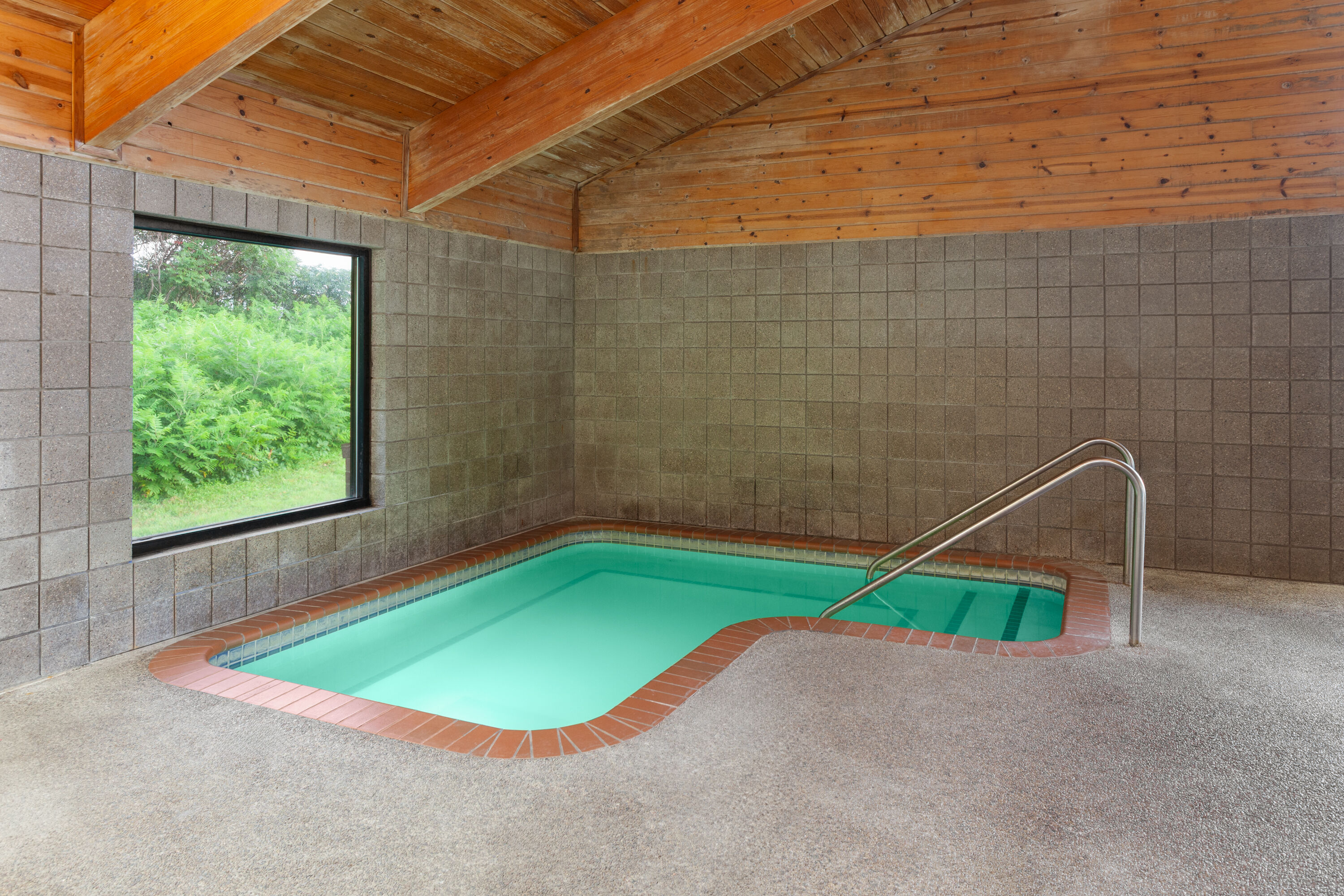 Hot tub at the AmericInn by Wyndham West Salem in West Salem, Wisconsin