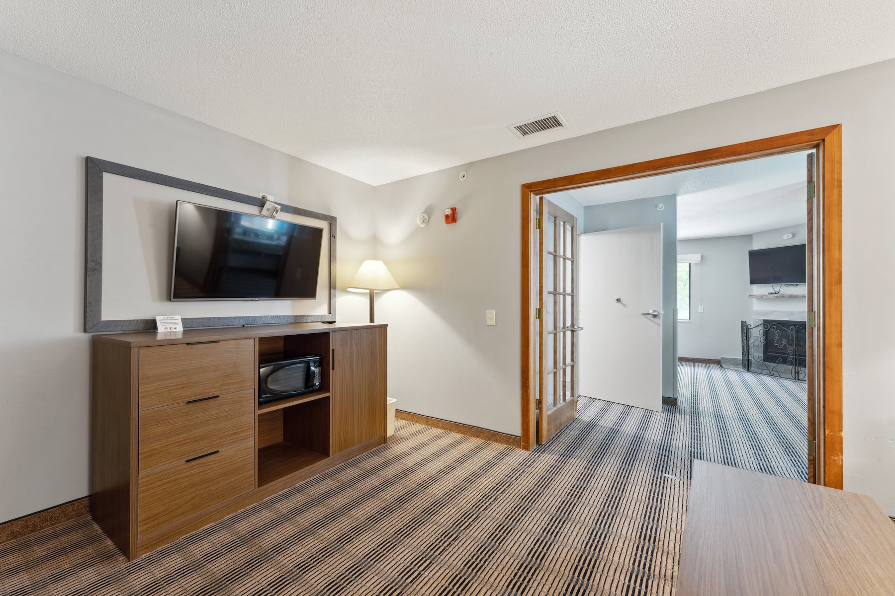 Guest room feature at the AmericInn by Wyndham Wisconsin Dells in Wisconsin Dells, Wisconsin