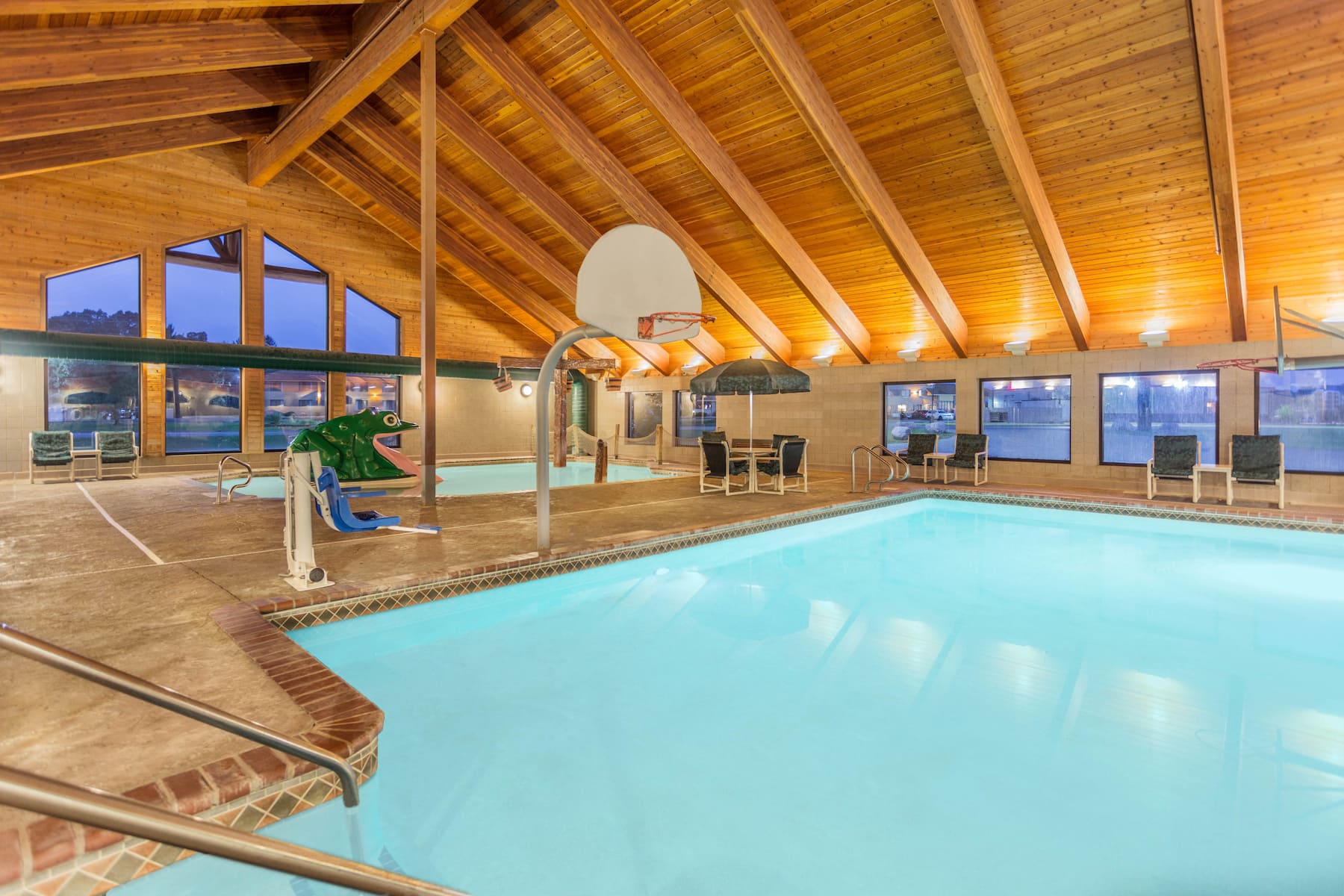 Pool at the AmericInn by Wyndham Wisconsin Dells in Wisconsin Dells, Wisconsin