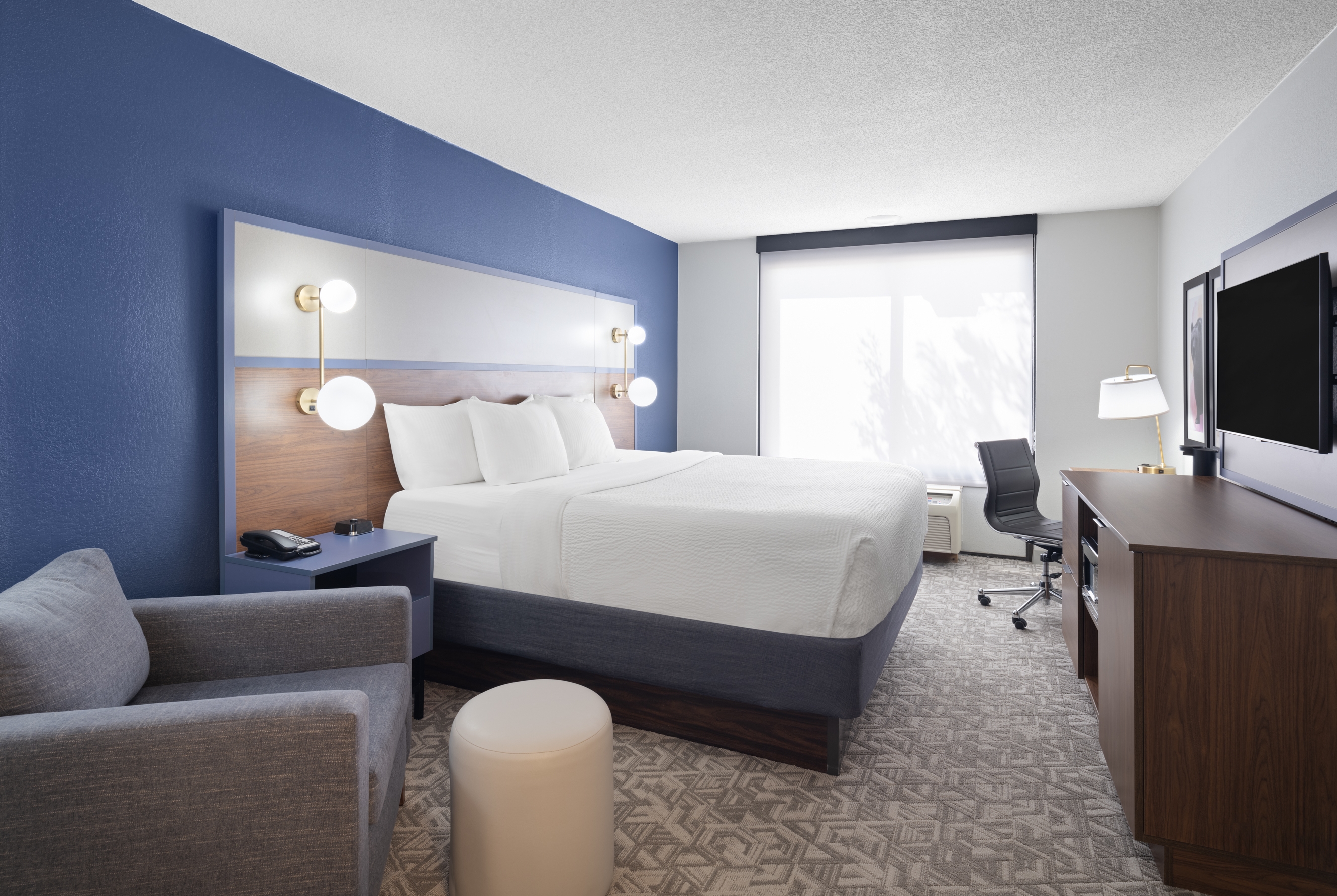 Guest room at the AmericInn by Wyndham Casper Event Center Area in Casper, Wyoming