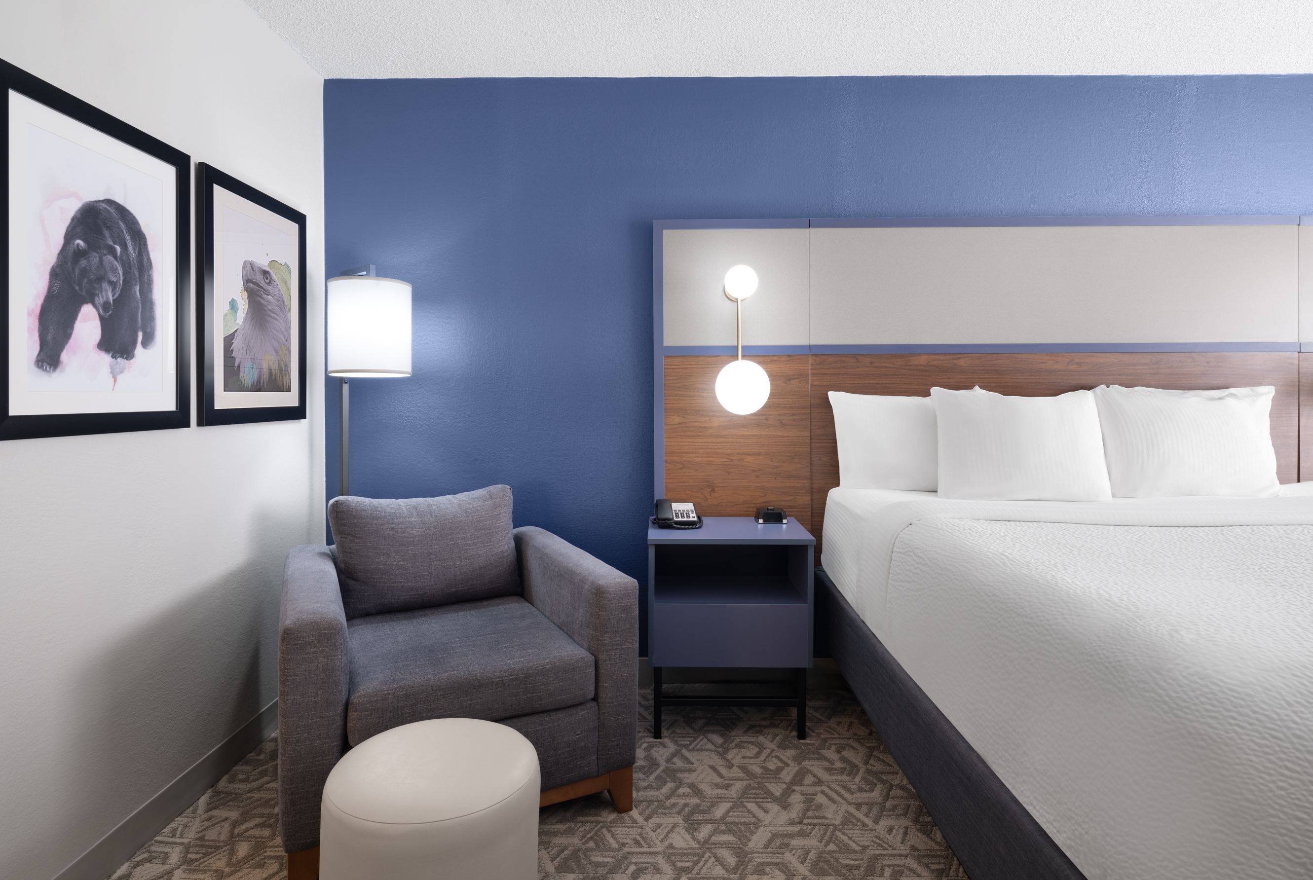 Guest room at the AmericInn by Wyndham Casper Event Center Area in Casper, Wyoming