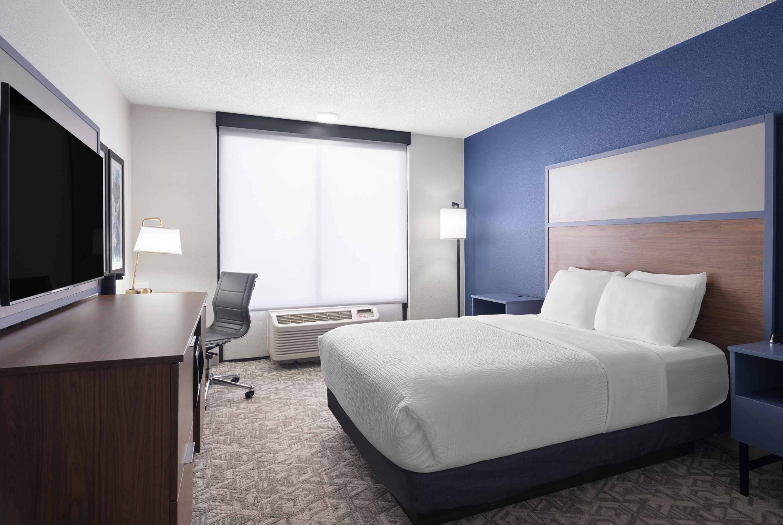 Guest room at the AmericInn by Wyndham Casper Event Center Area in Casper, Wyoming