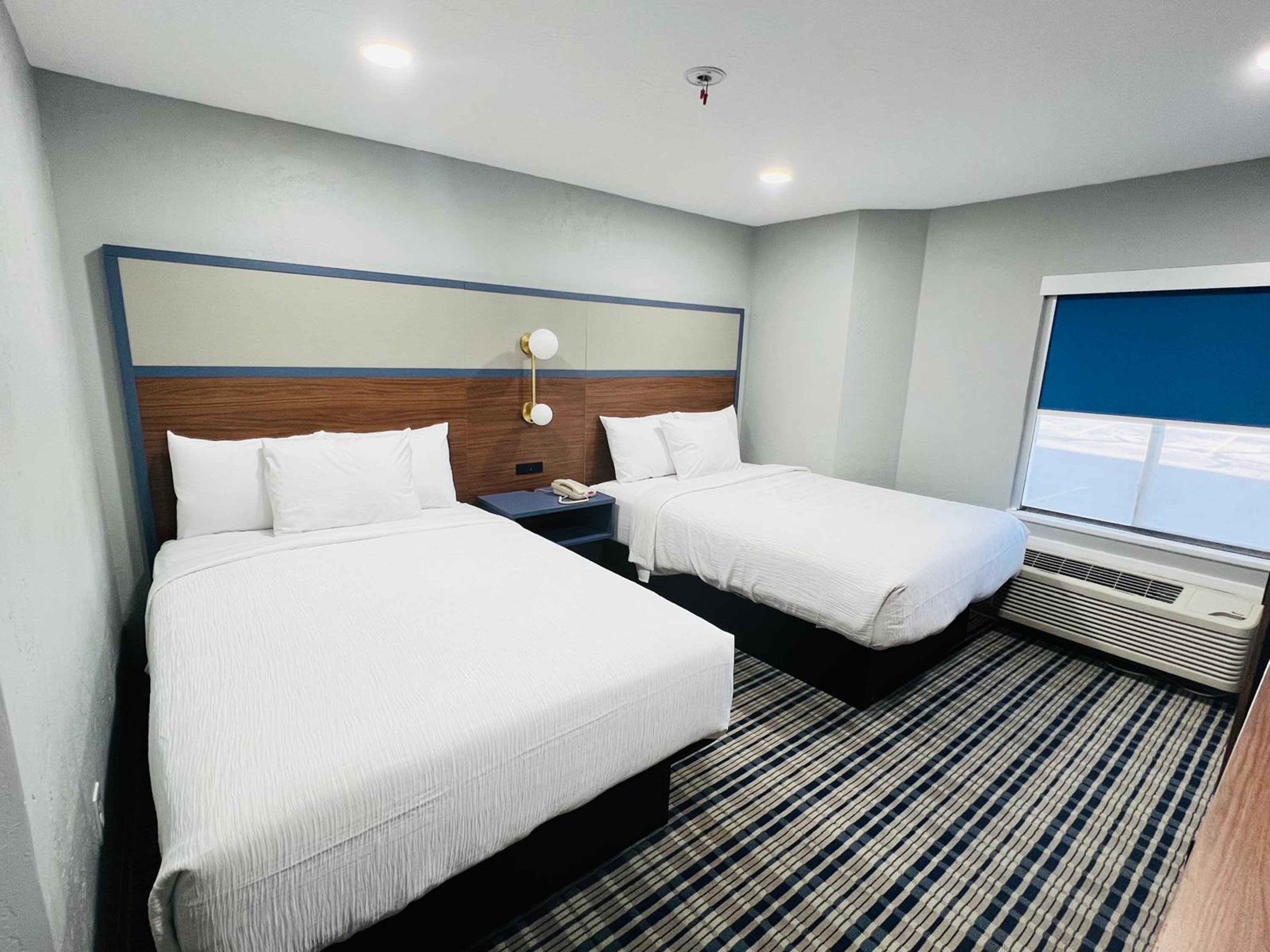 Guest room at the AmericInn by Wyndham Rawlins in Rawlins, Wyoming