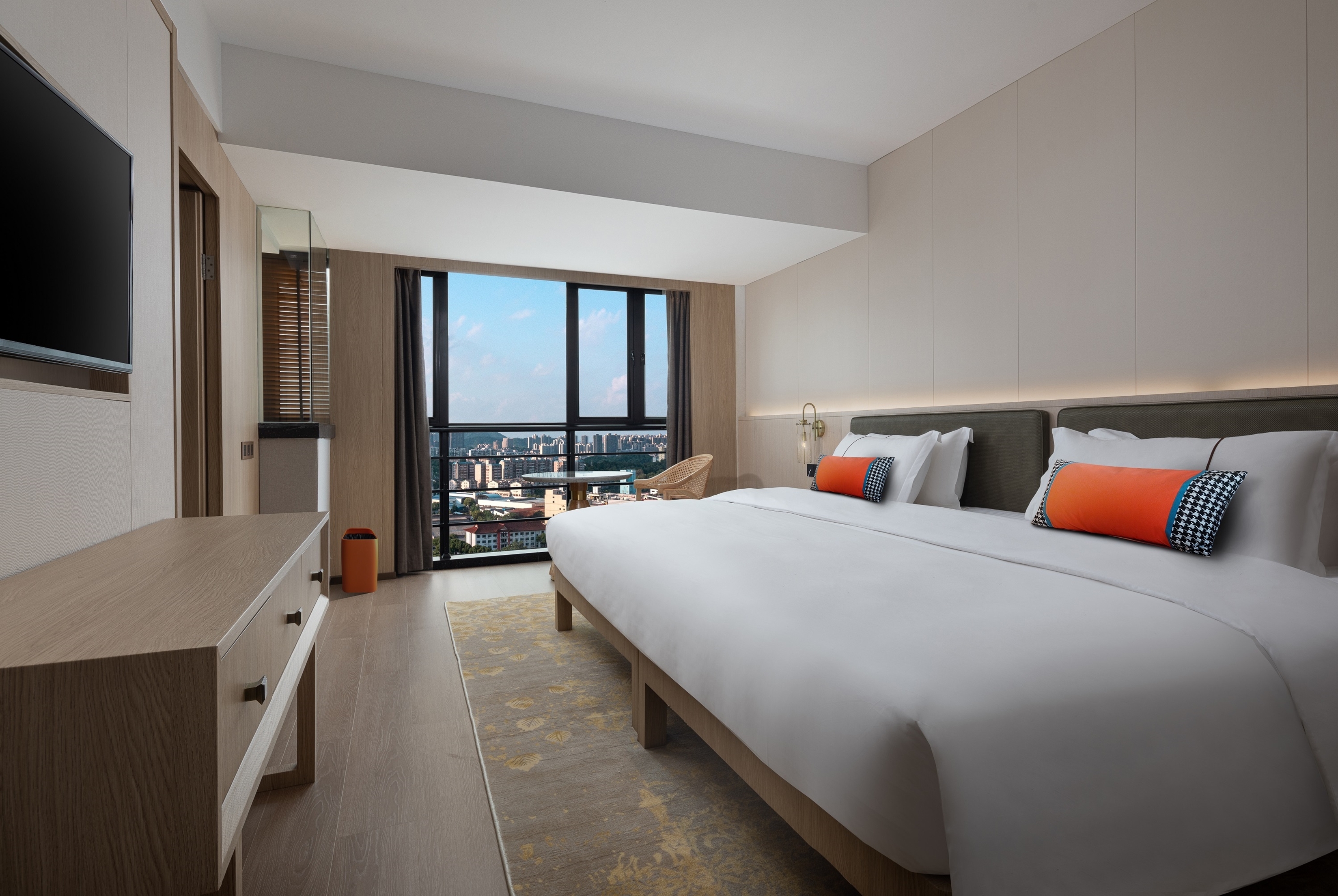 Guest room at the Hawthorn by Wyndham Changsha Meixi Lake in Changsha, Other than US/Canada