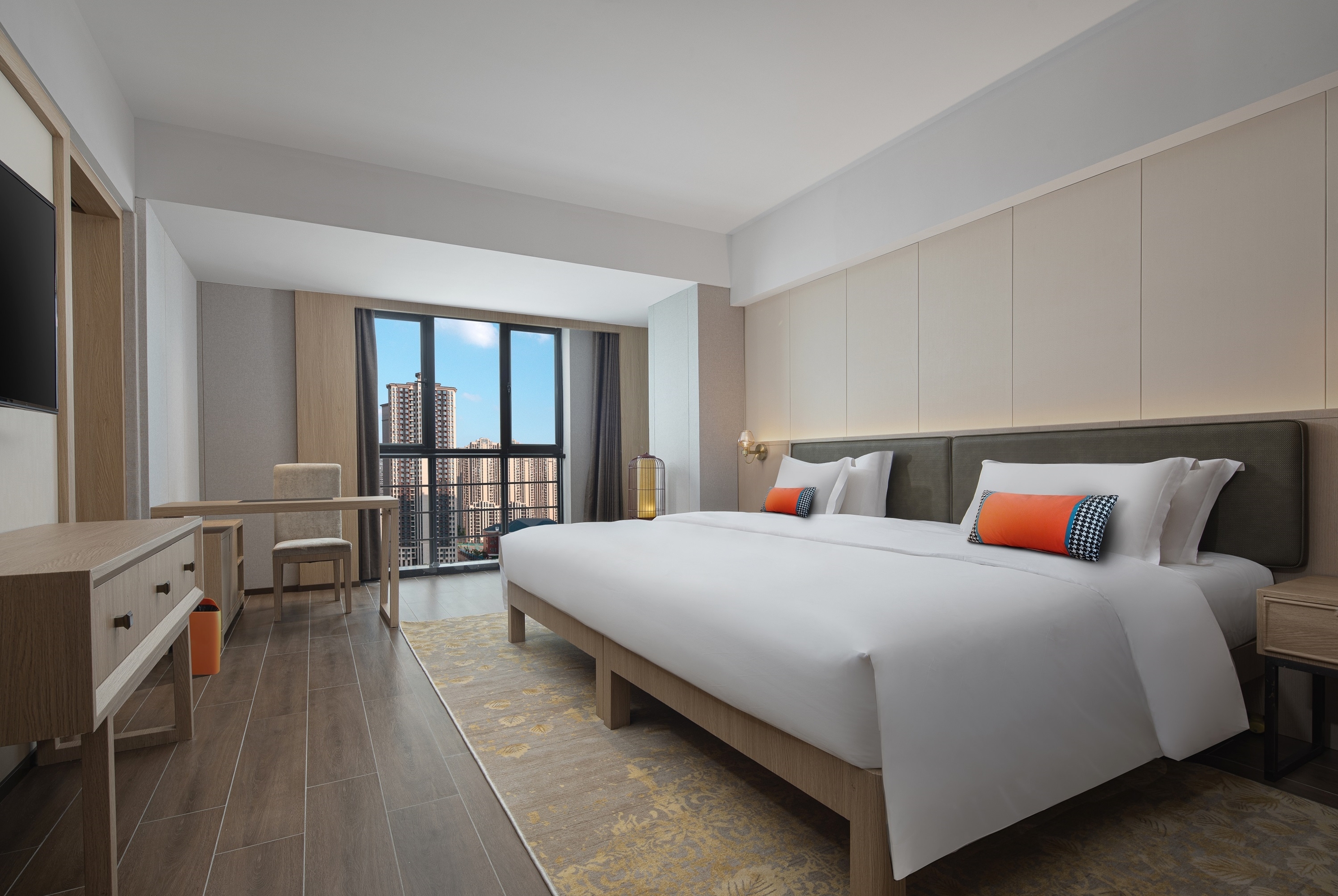 Guest room at the Hawthorn by Wyndham Changsha Meixi Lake in Changsha, Other than US/Canada