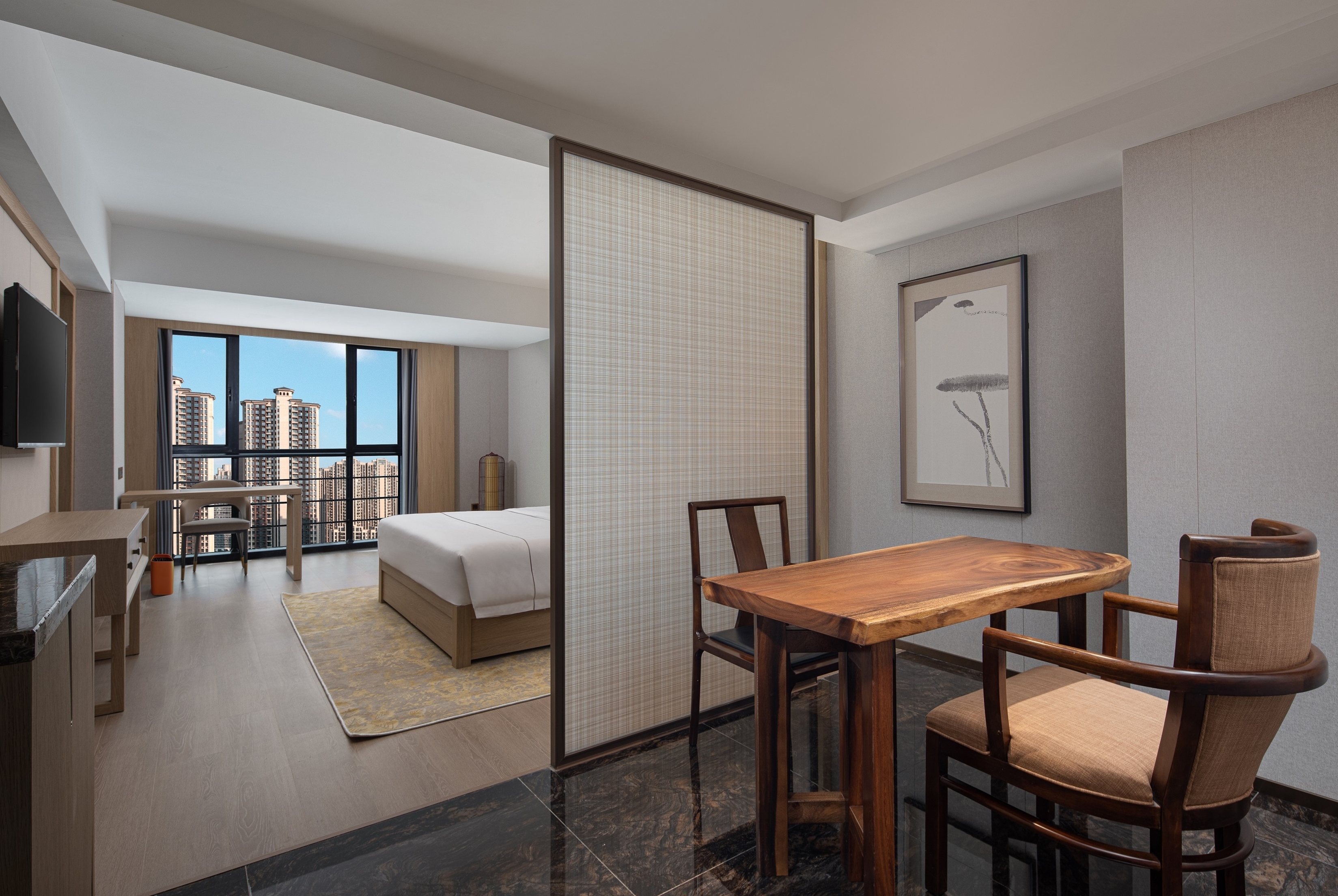 Guest room at the Hawthorn by Wyndham Changsha Meixi Lake in Changsha, Other than US/Canada