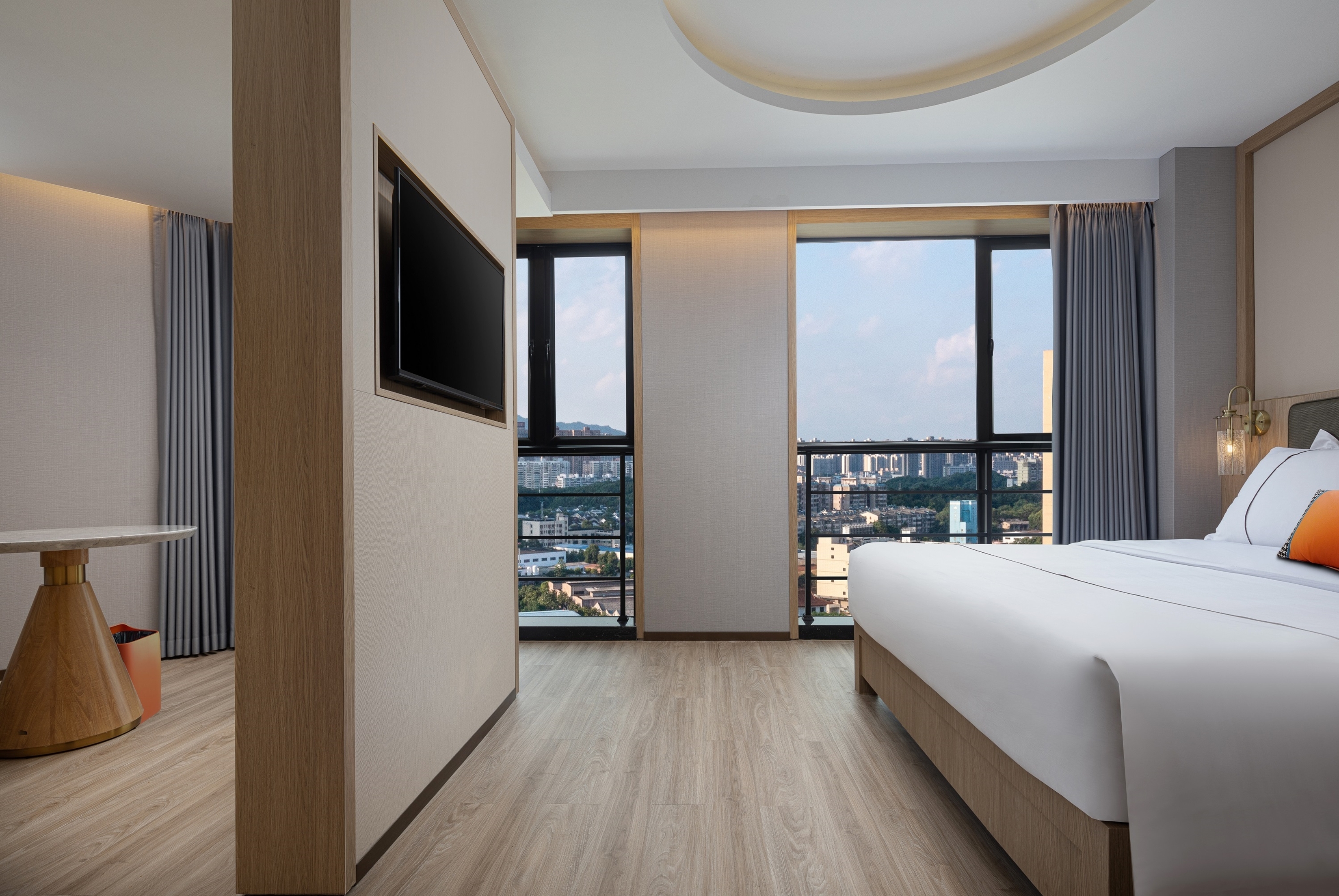 Guest room at the Hawthorn by Wyndham Changsha Meixi Lake in Changsha, Other than US/Canada