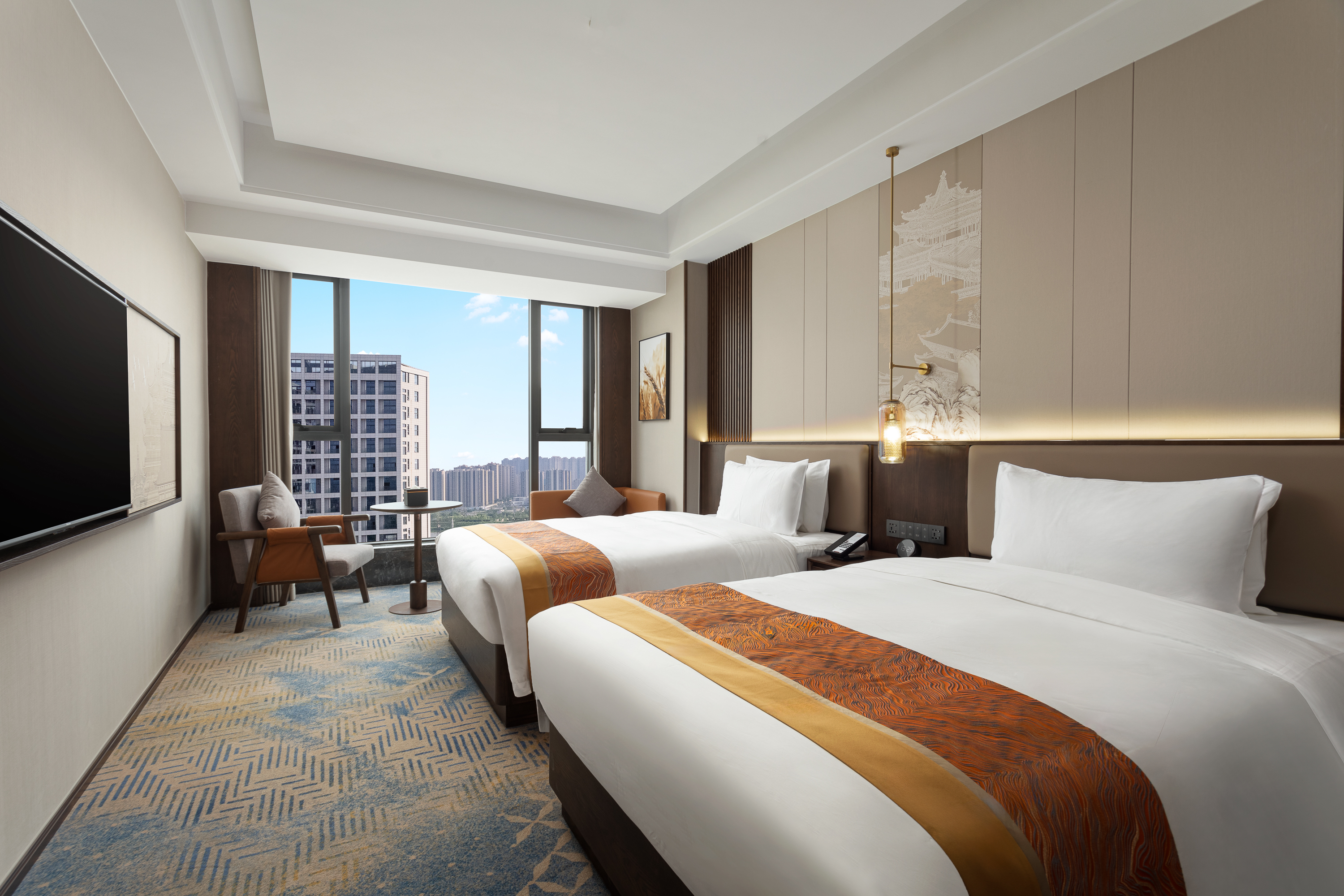 Guest room at the Hawthorn by Wyndham Changsha Furong in Changsha, Other than US/Canada