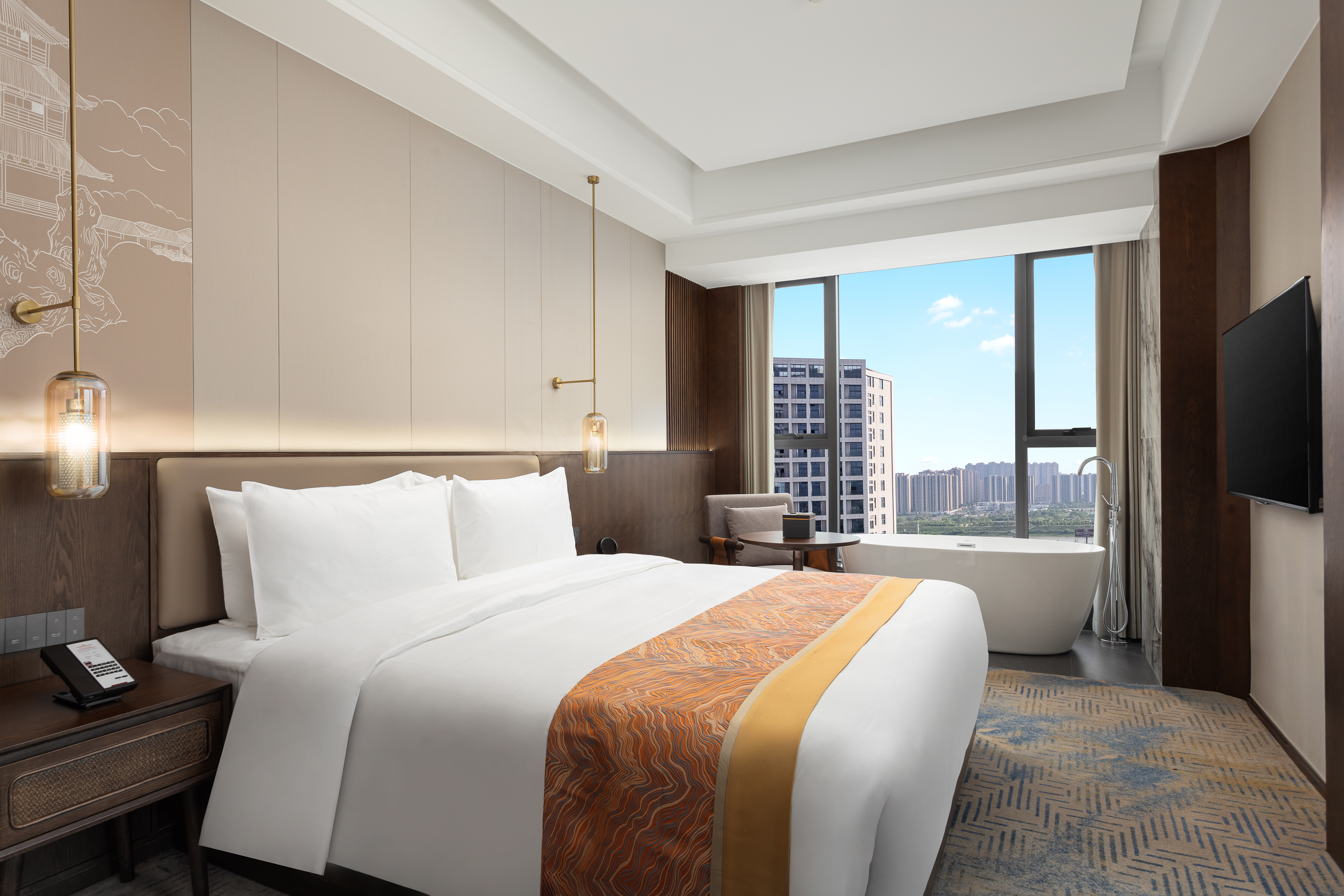 Guest room at the Hawthorn by Wyndham Changsha Furong in Changsha, Other than US/Canada