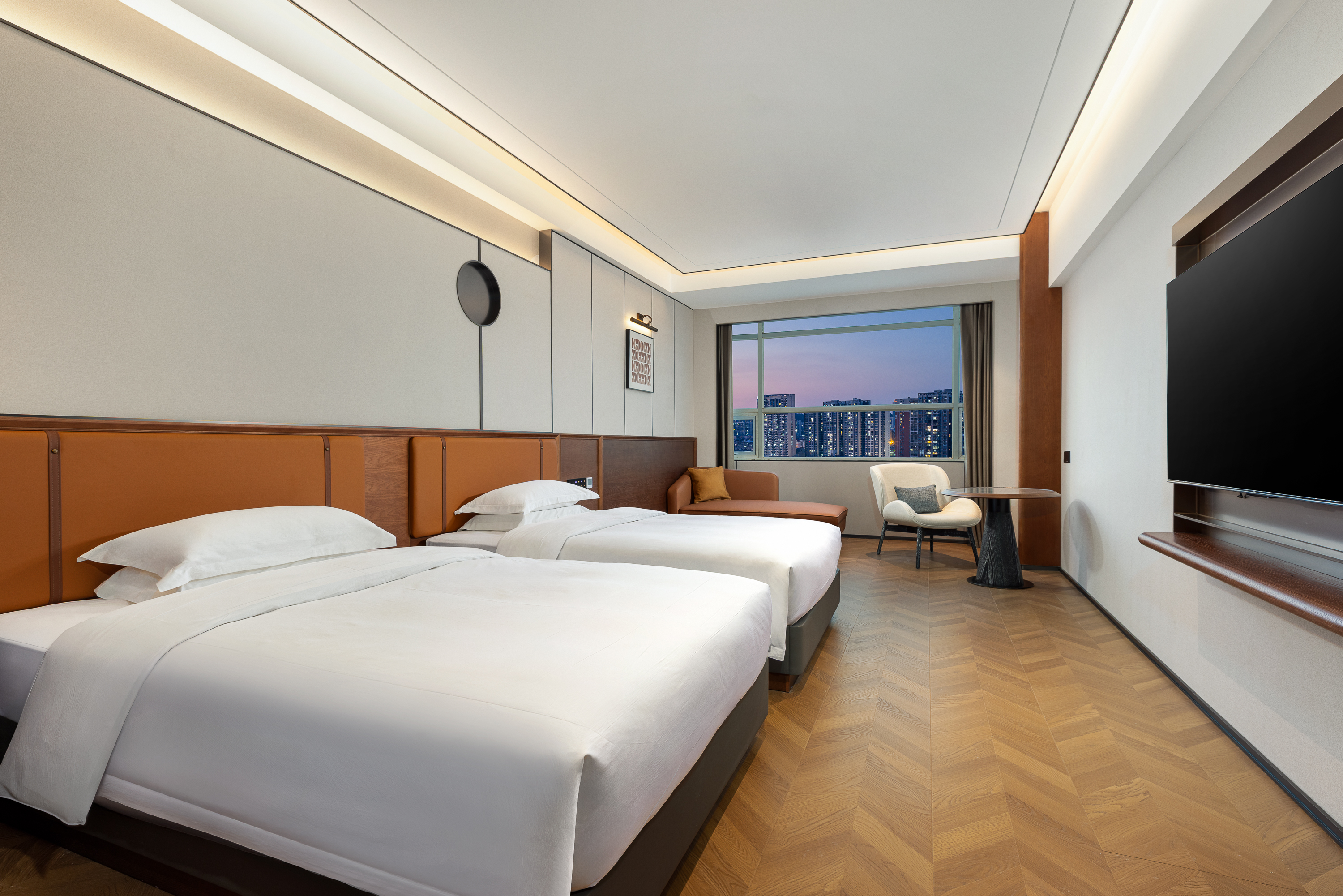 Guest room at the Hawthorn by Wyndham Chenzhou Beihu in Chenzhou, Other than US/Canada