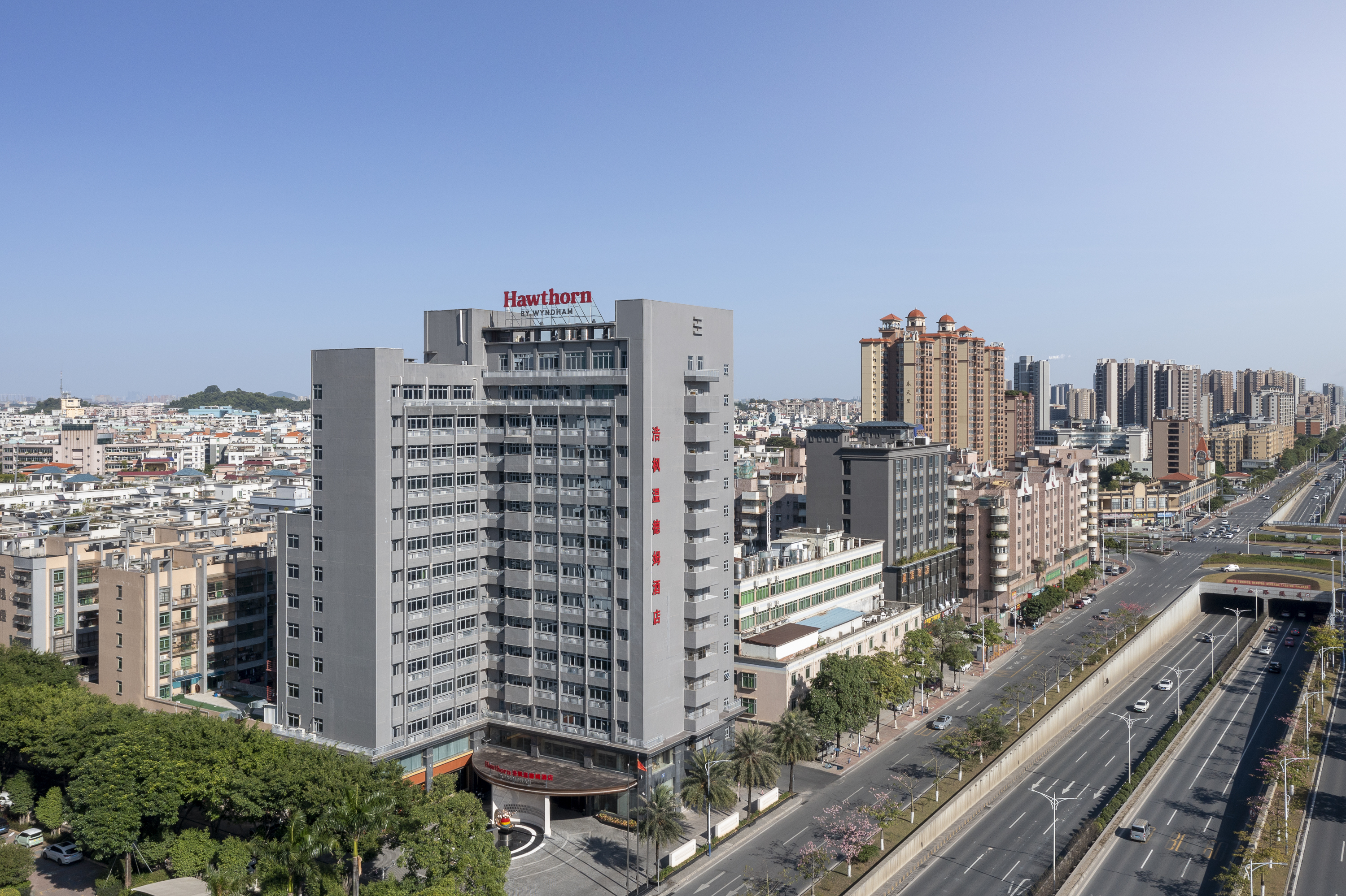 Exterior of Hawthorn by Wyndham Foshan Gaoming hotel in Foshan, Other than US/Canada