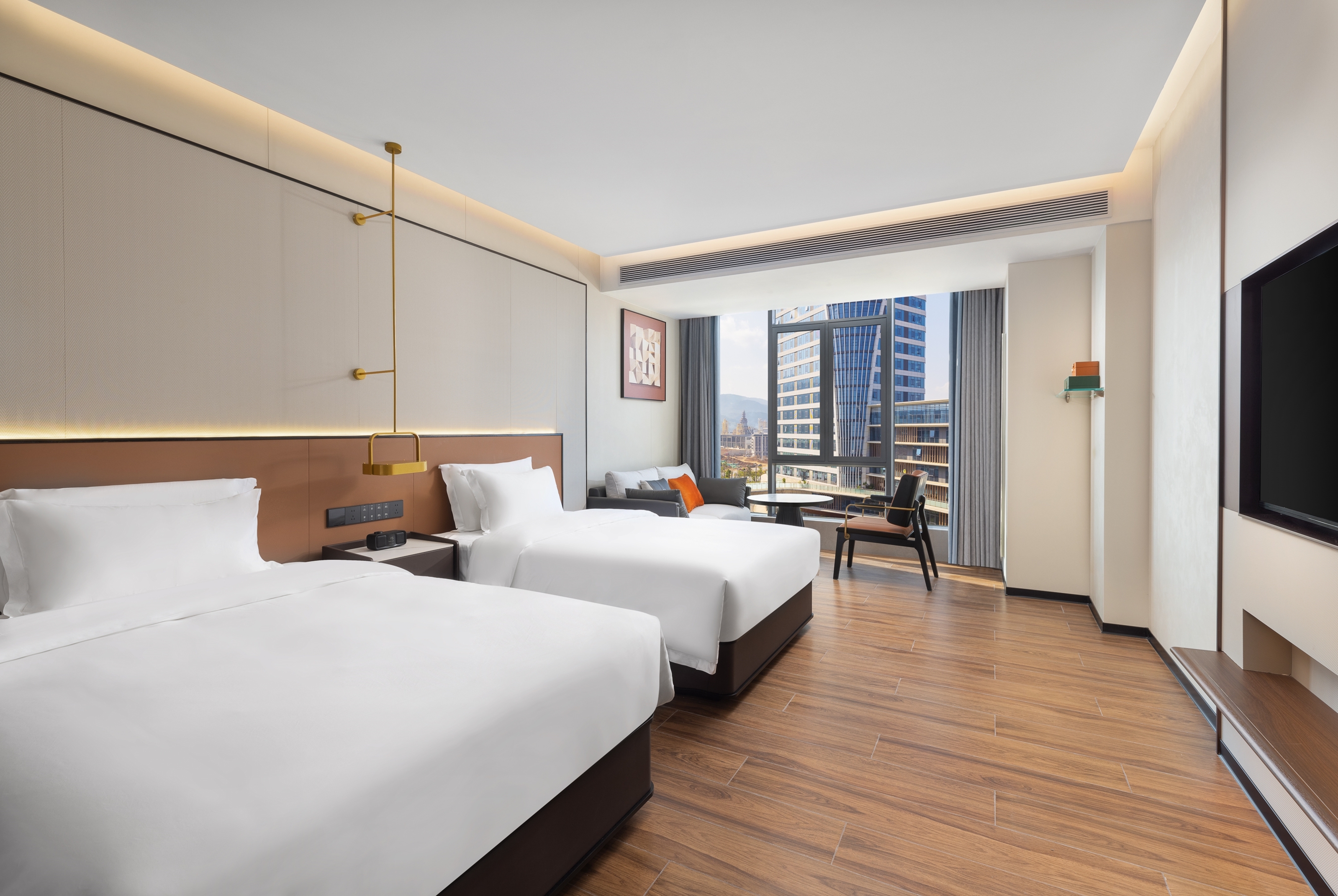 Guest room at the Hawthorn by Wyndham Jinghong Mengyang in Jinghong City, Xishuangbanna, Other than US/Canada