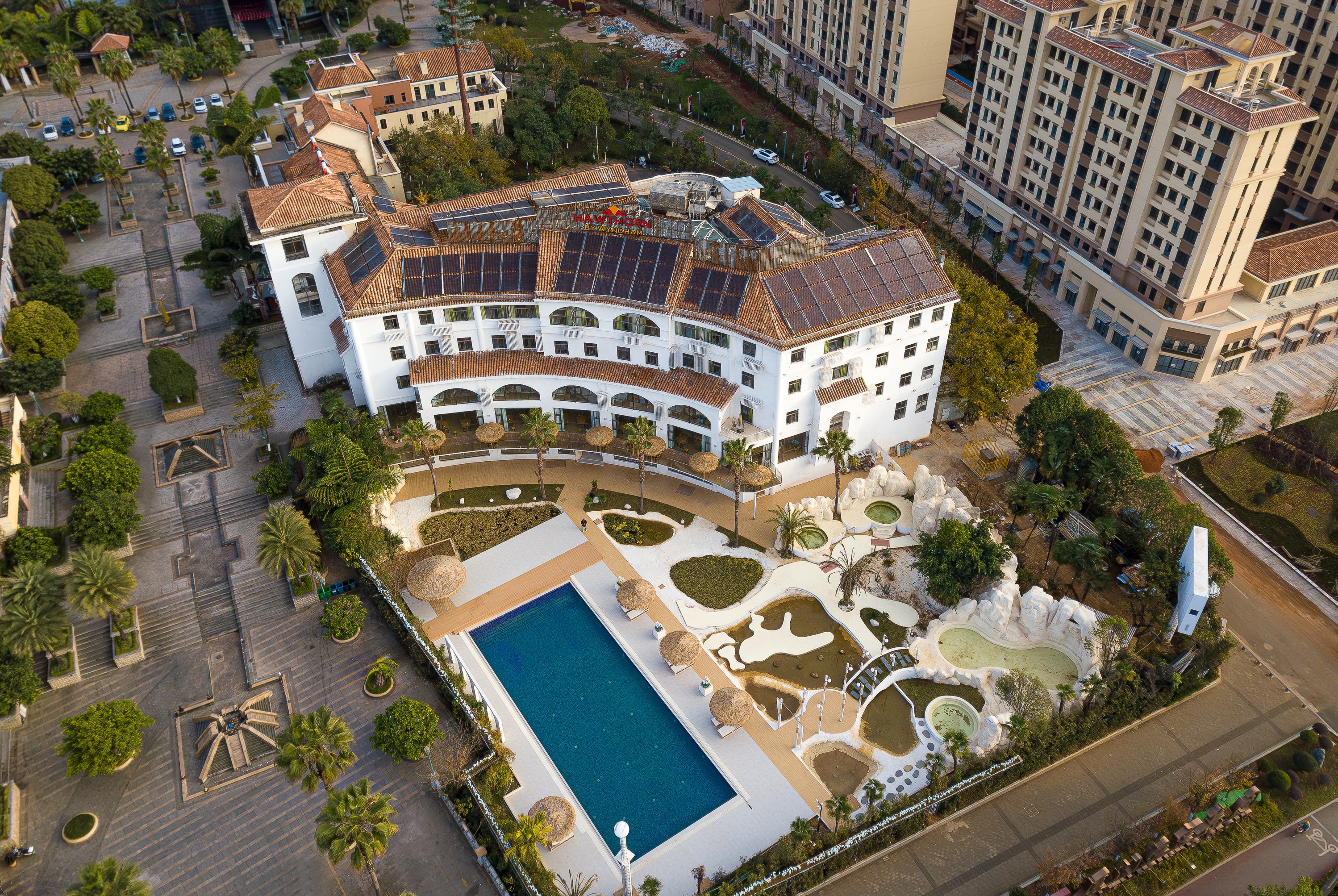 Exterior of Hawthorn by Wyndham Kunming Anning hotel in Kunming, Other than US/Canada